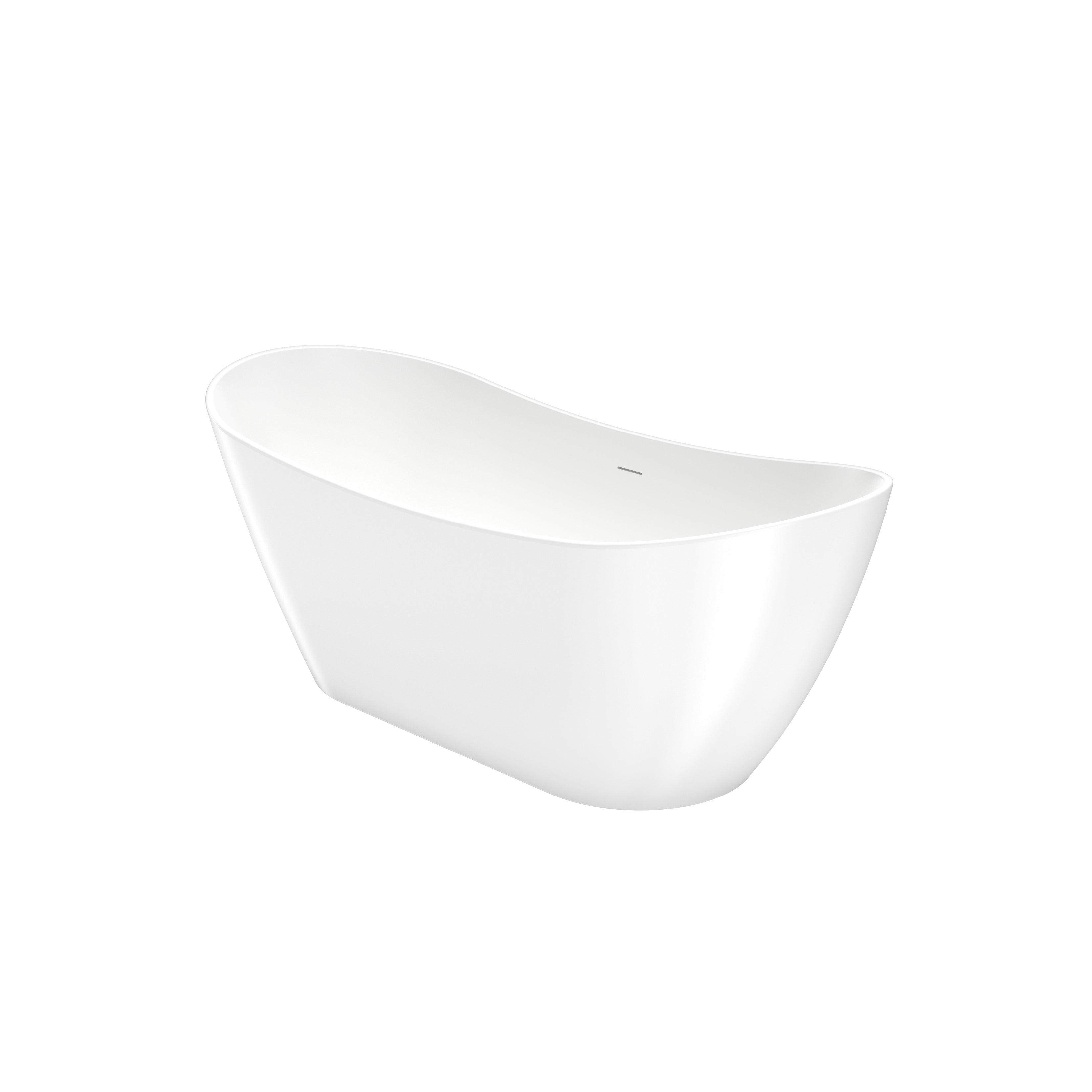 Maax Mahaba 67 x 29 Acrylic Freestanding Oval Center Drain Bathtub