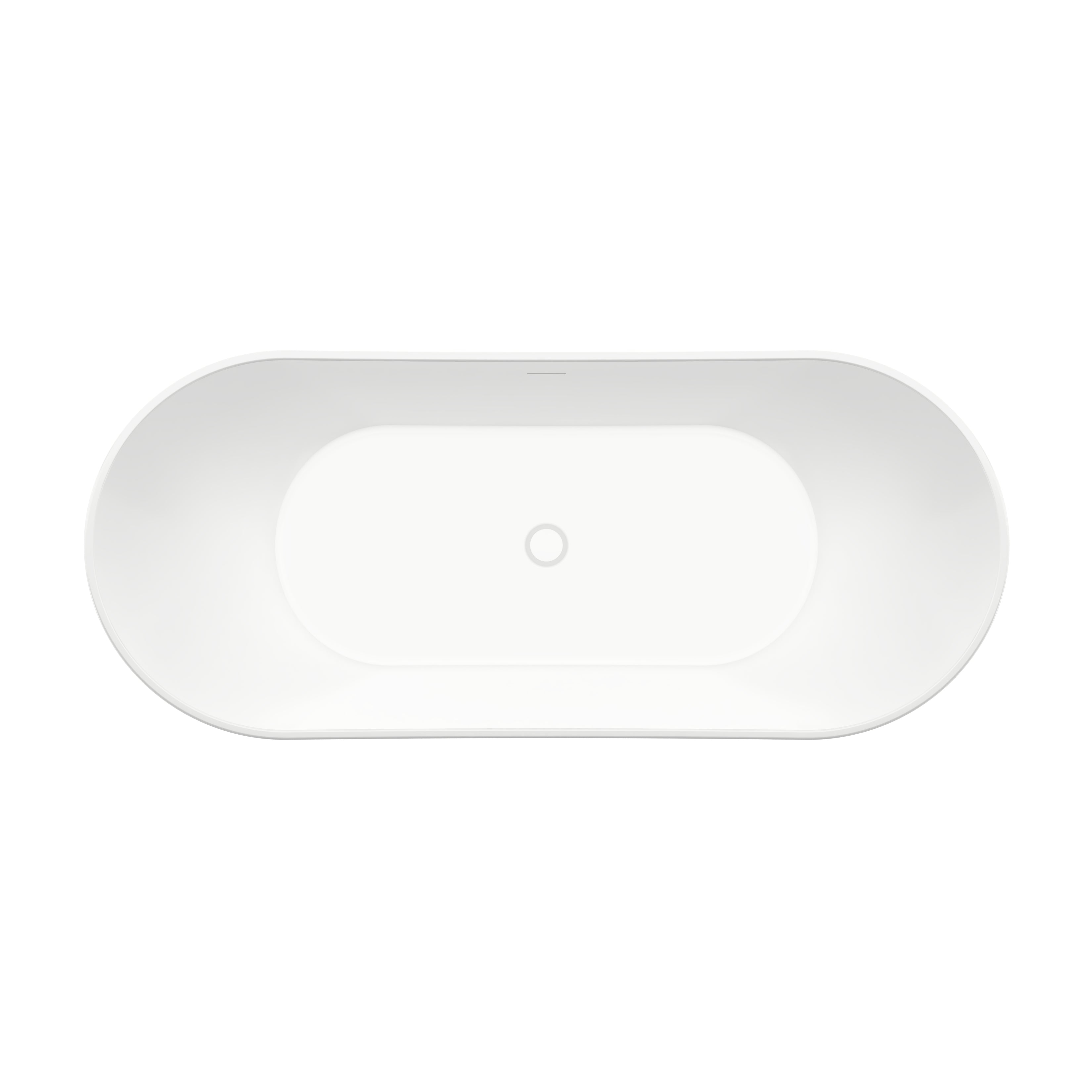 Maax Mirella 67 x 29 Acrylic Freestanding Center Drain Bathtub with White Skirt