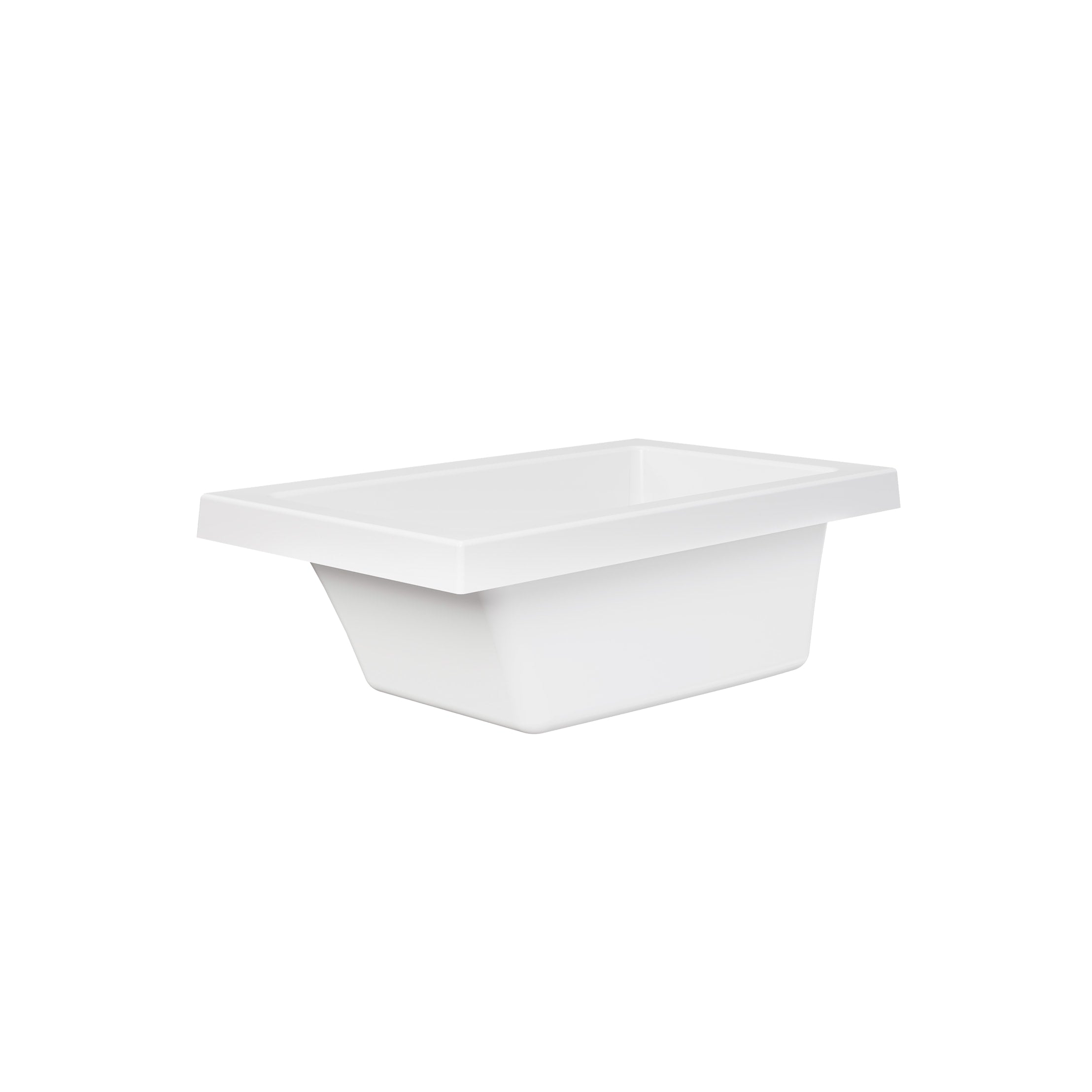MAIDSTONE Ferren Drop-In Soaking Bathtub with Zero Edge