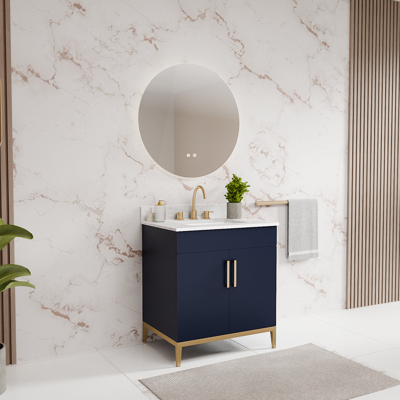 MAIDSTONE Troy 30 Inch Modern Vanity