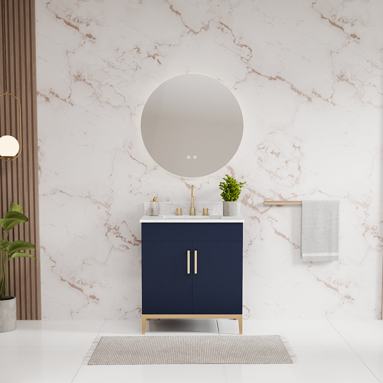 MAIDSTONE Troy 30 Inch Modern Vanity