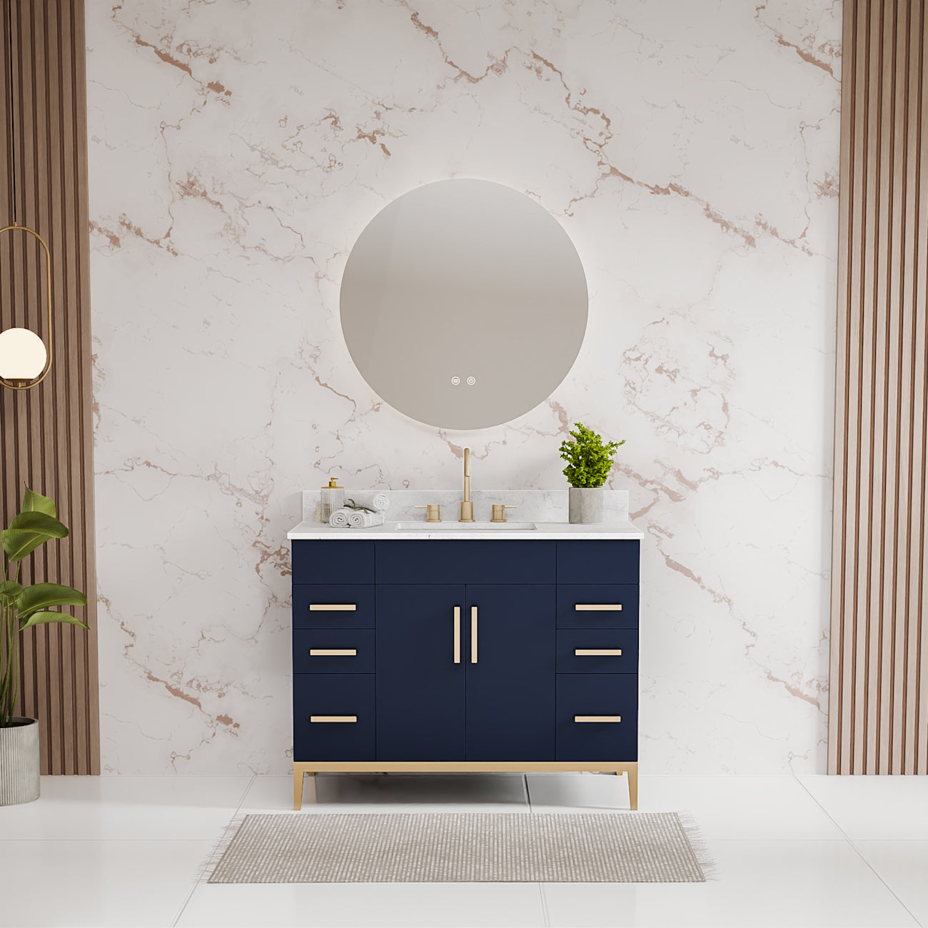MAIDSTONE Troy 42 Inch Modern Vanity