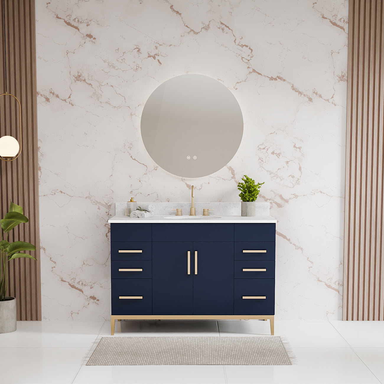 MAIDSTONE Troy 48 Inch Modern Vanity