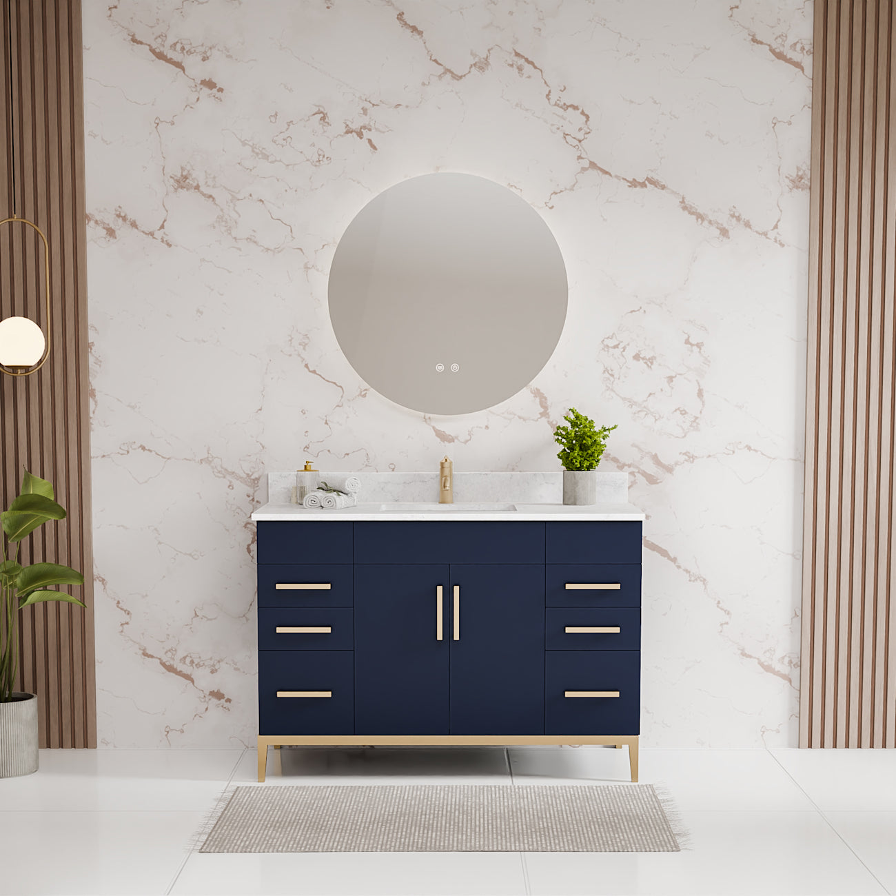 MAIDSTONE Troy 48 Inch Modern Vanity