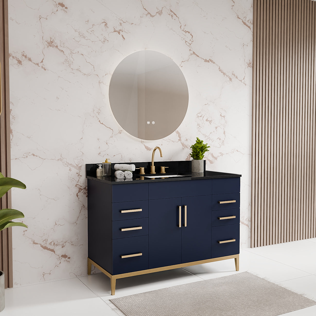 MAIDSTONE Troy 48 Inch Modern Vanity