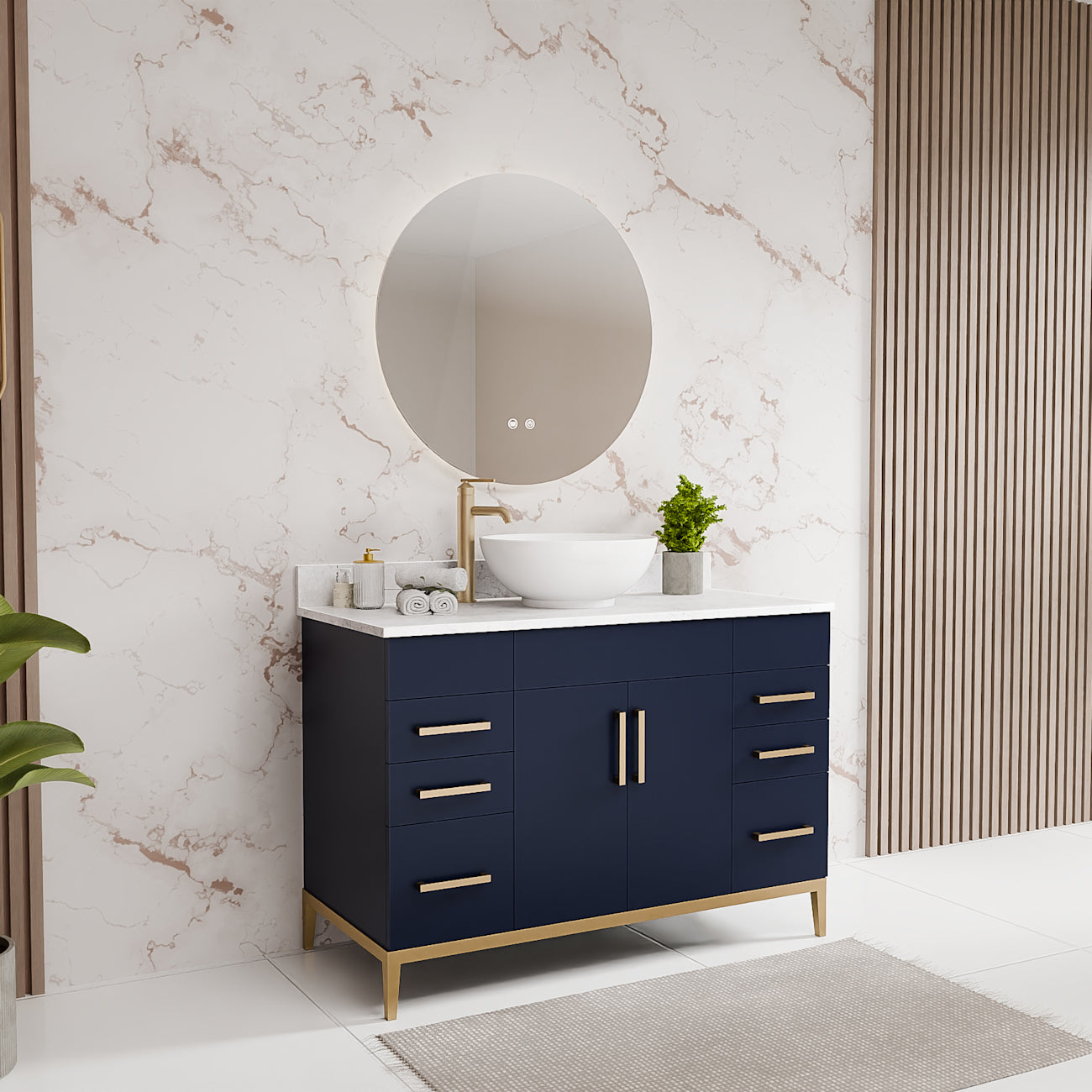 MAIDSTONE Troy 48 Inch Modern Vanity