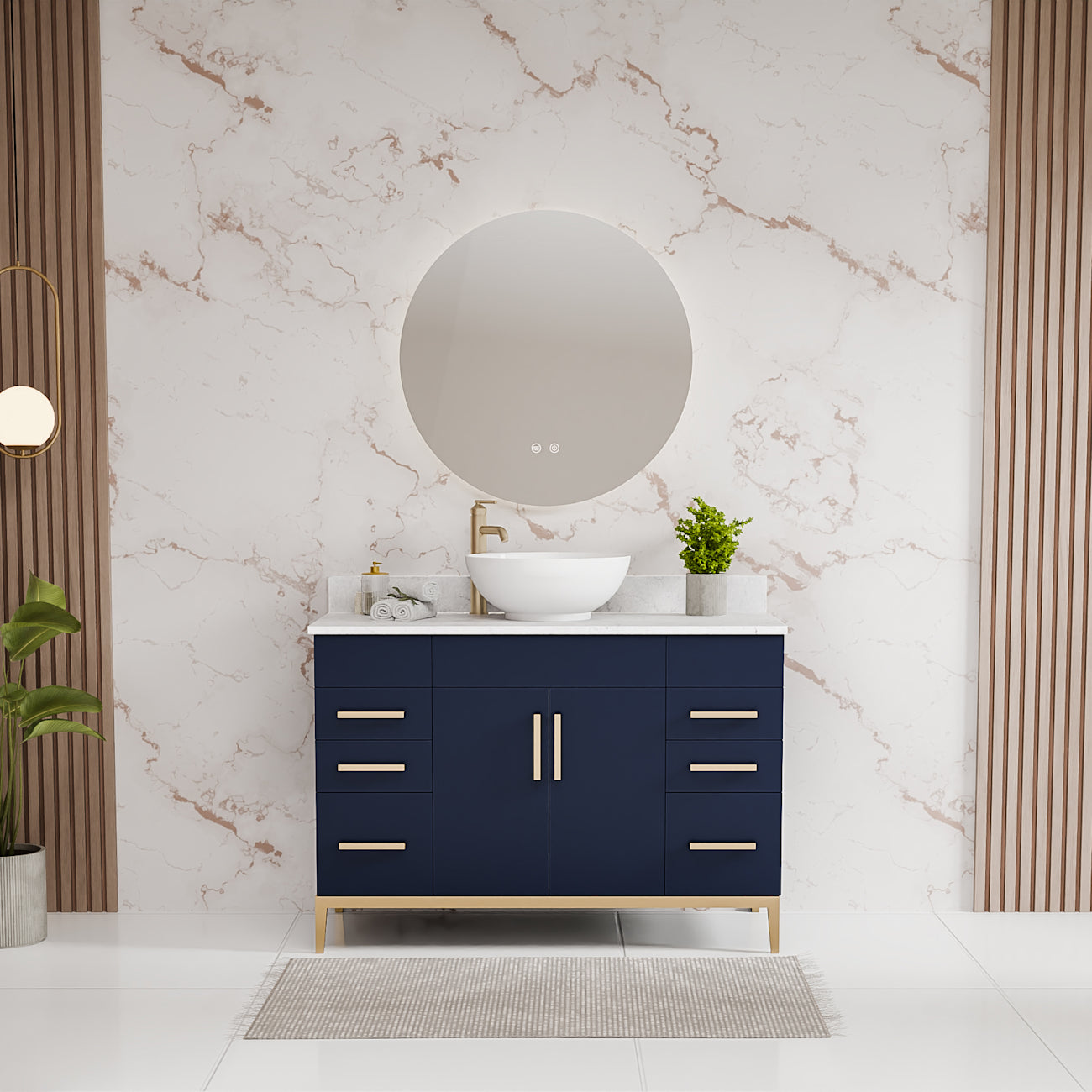 MAIDSTONE Troy 48 Inch Modern Vanity