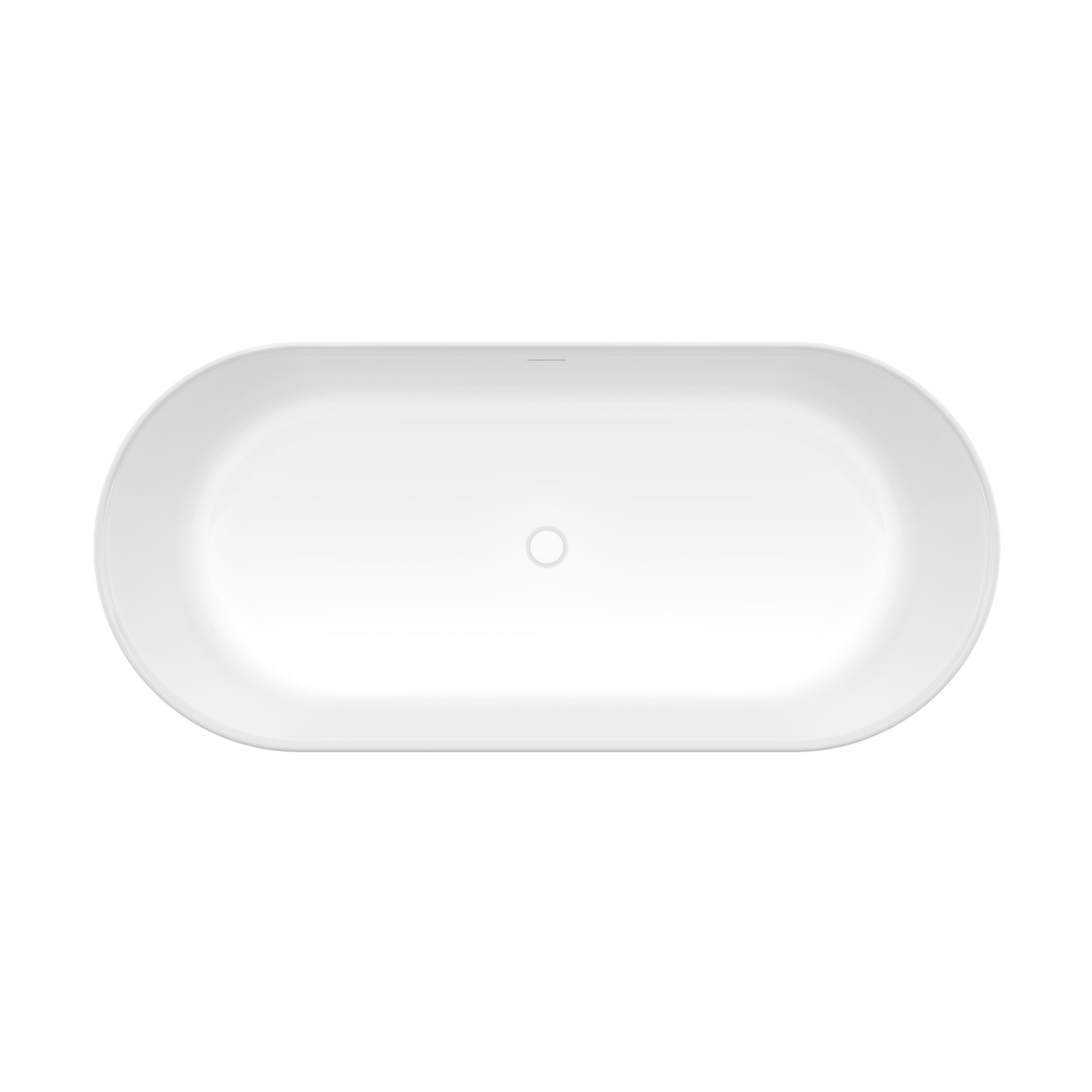 Maax Malindi 67 x 30 Acrylic Freestanding Oval Center Drain Bathtub