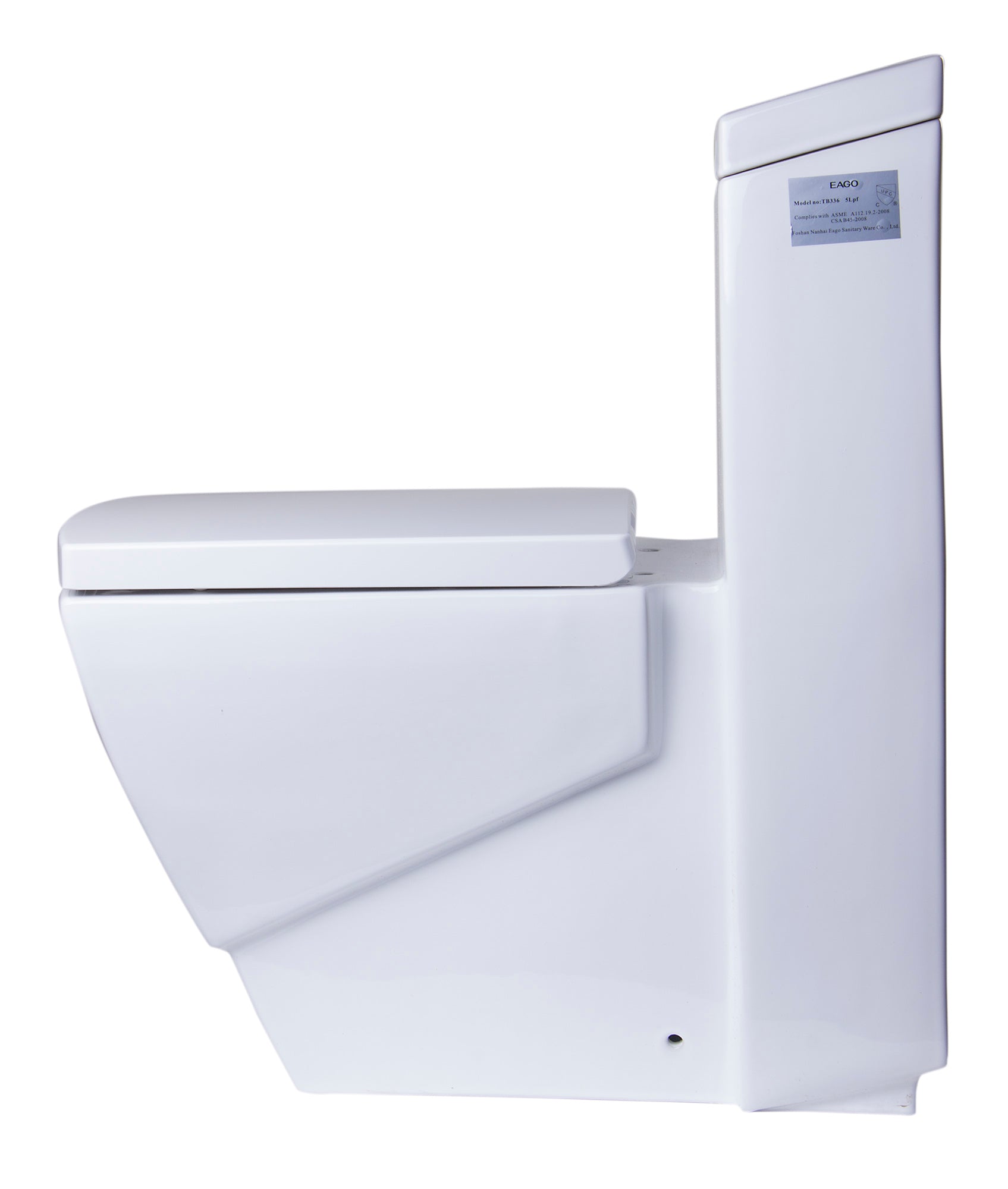 EAGO TB336 ONE PIECE HIGH EFFICIENCY LOW FLUSH  CERAMIC TOILET