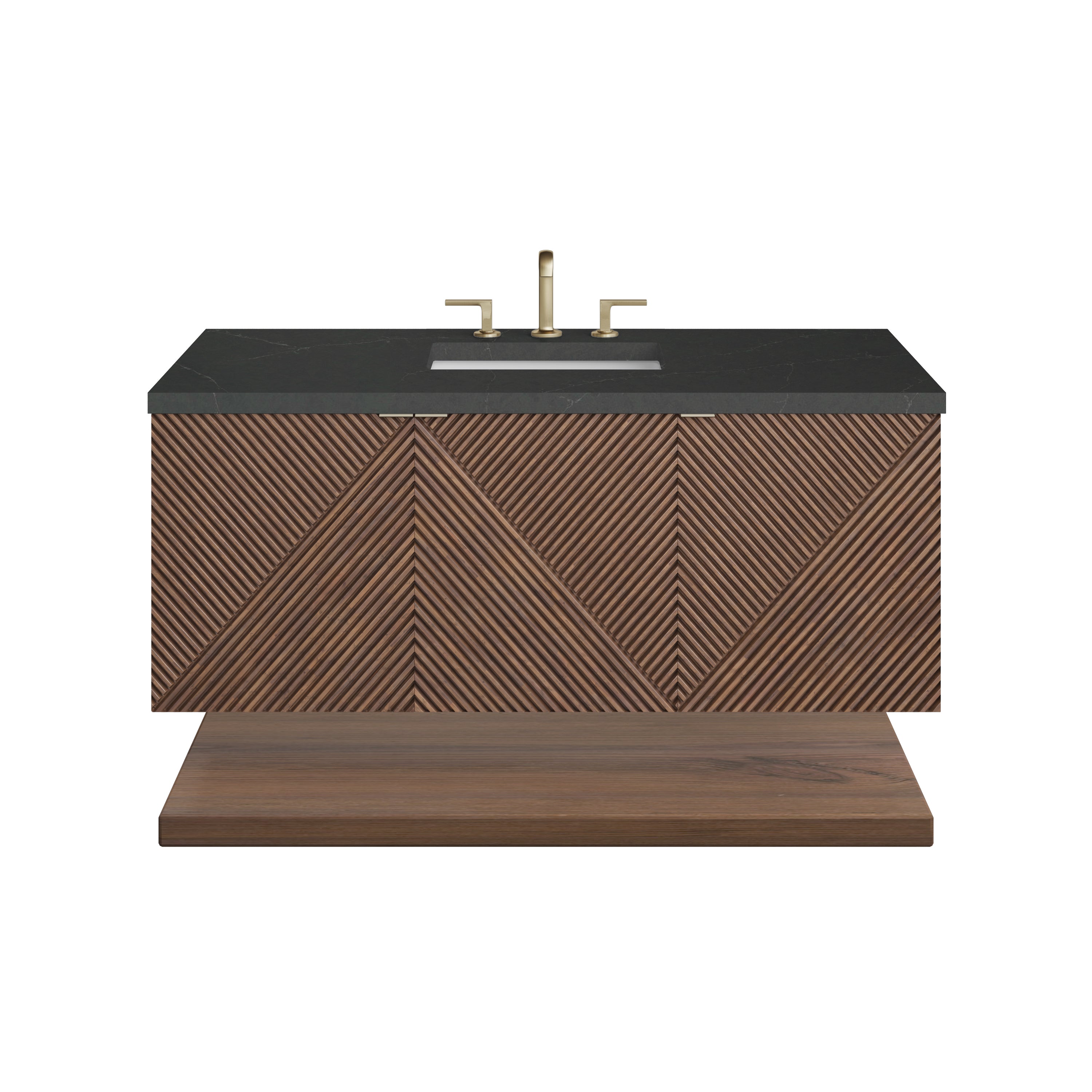James Martin Marcello 48" Single Vanity in Chestnut with 3cm Countertop