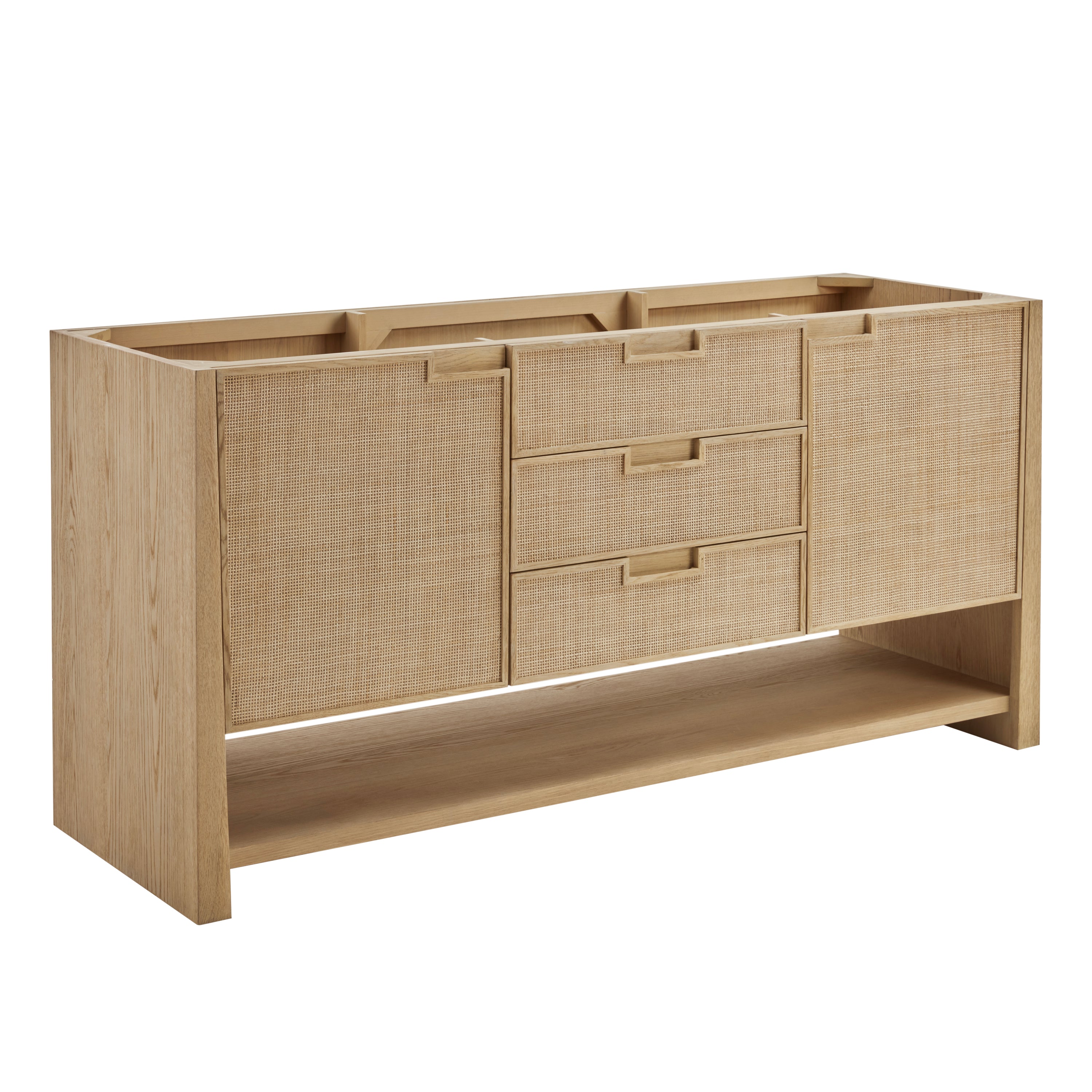 James Martin Solene 72" Double Vanity in Seaside Oak with 3cm Countertop