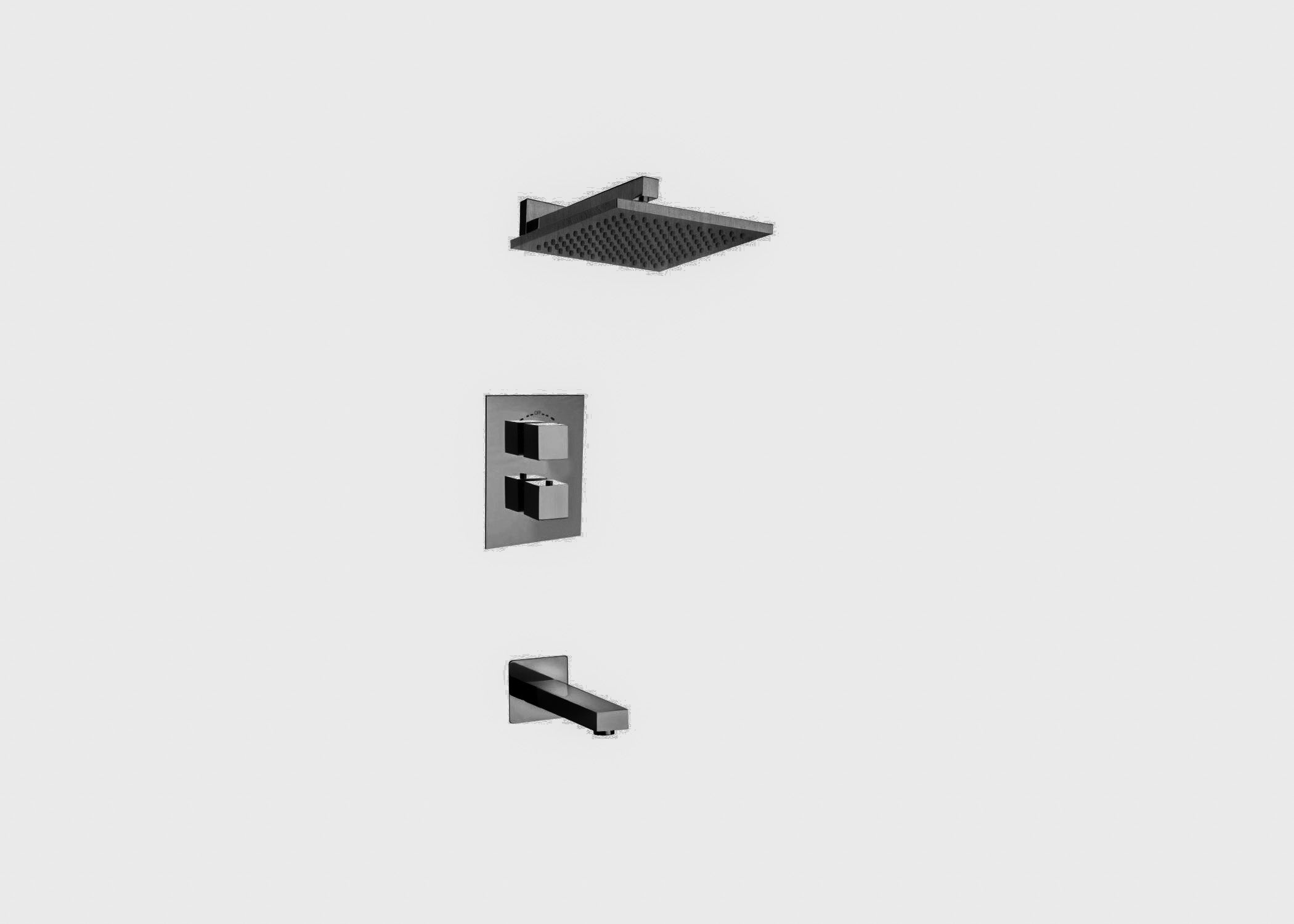 LaToscana Quadro-Kit-2-PW Trim 691 Thermostatic 1/2"