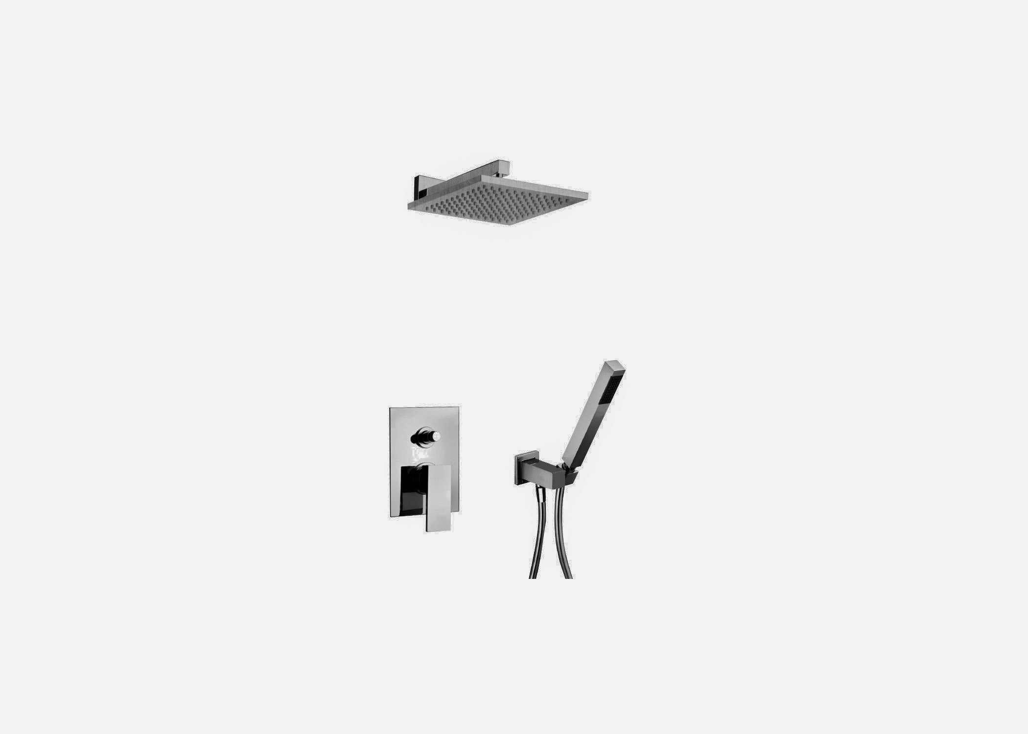 LaToscana Quadro-Kit-5-PW Trim 788 Pressure Balance 1/2" w/Diverter