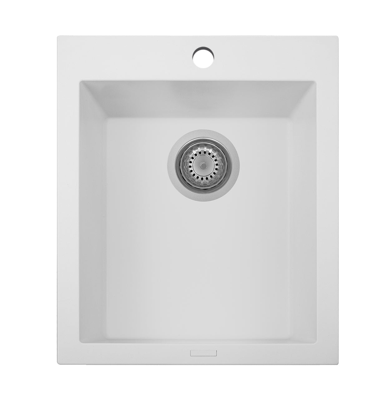 LaToscana LaToscana ON4110-58UG Quartz Drop-In Bar Sink Milk White 16 Inch