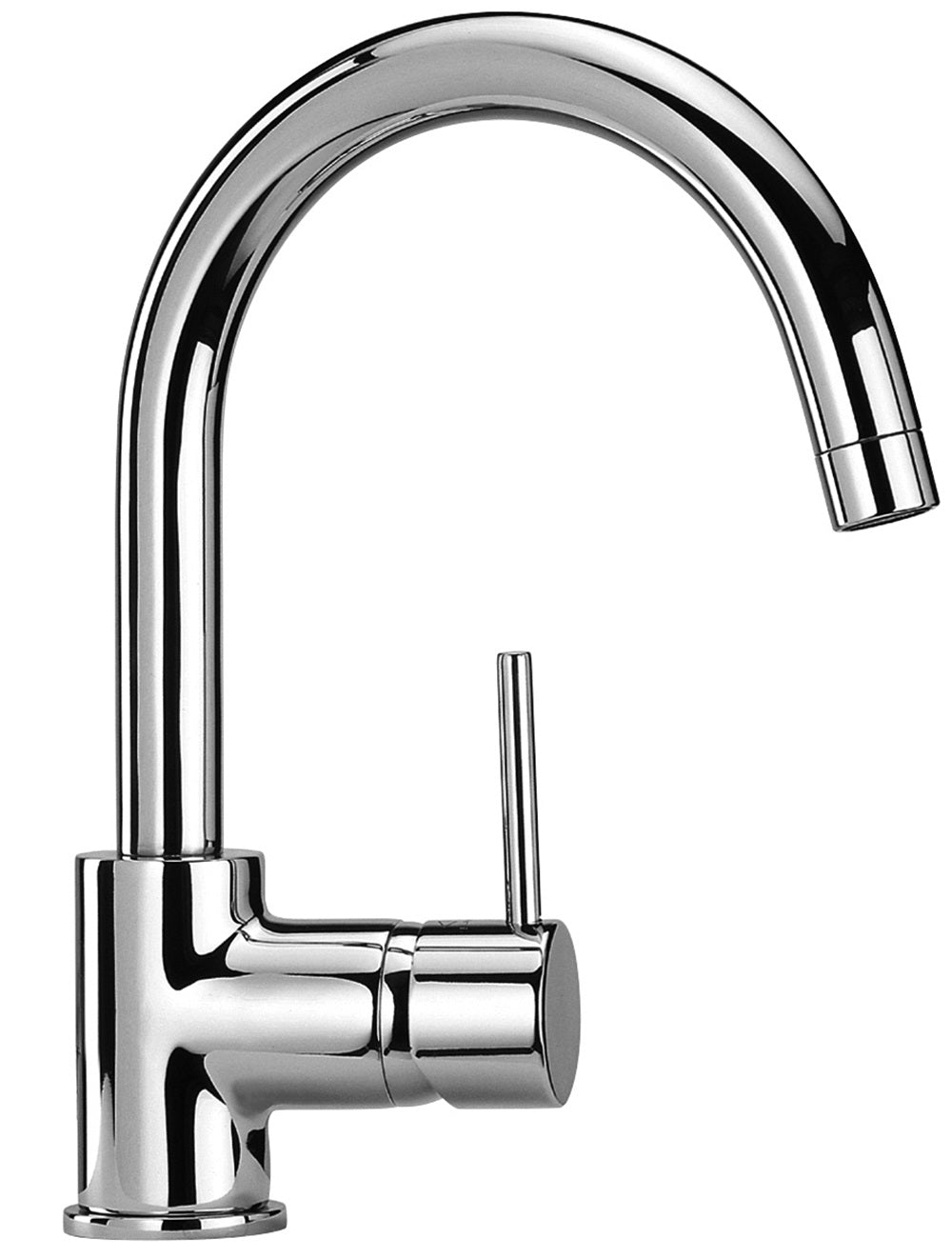 LaToscana 78CR250 “Elba” Single Handle Bathroom Faucet – Chrome Italian Design