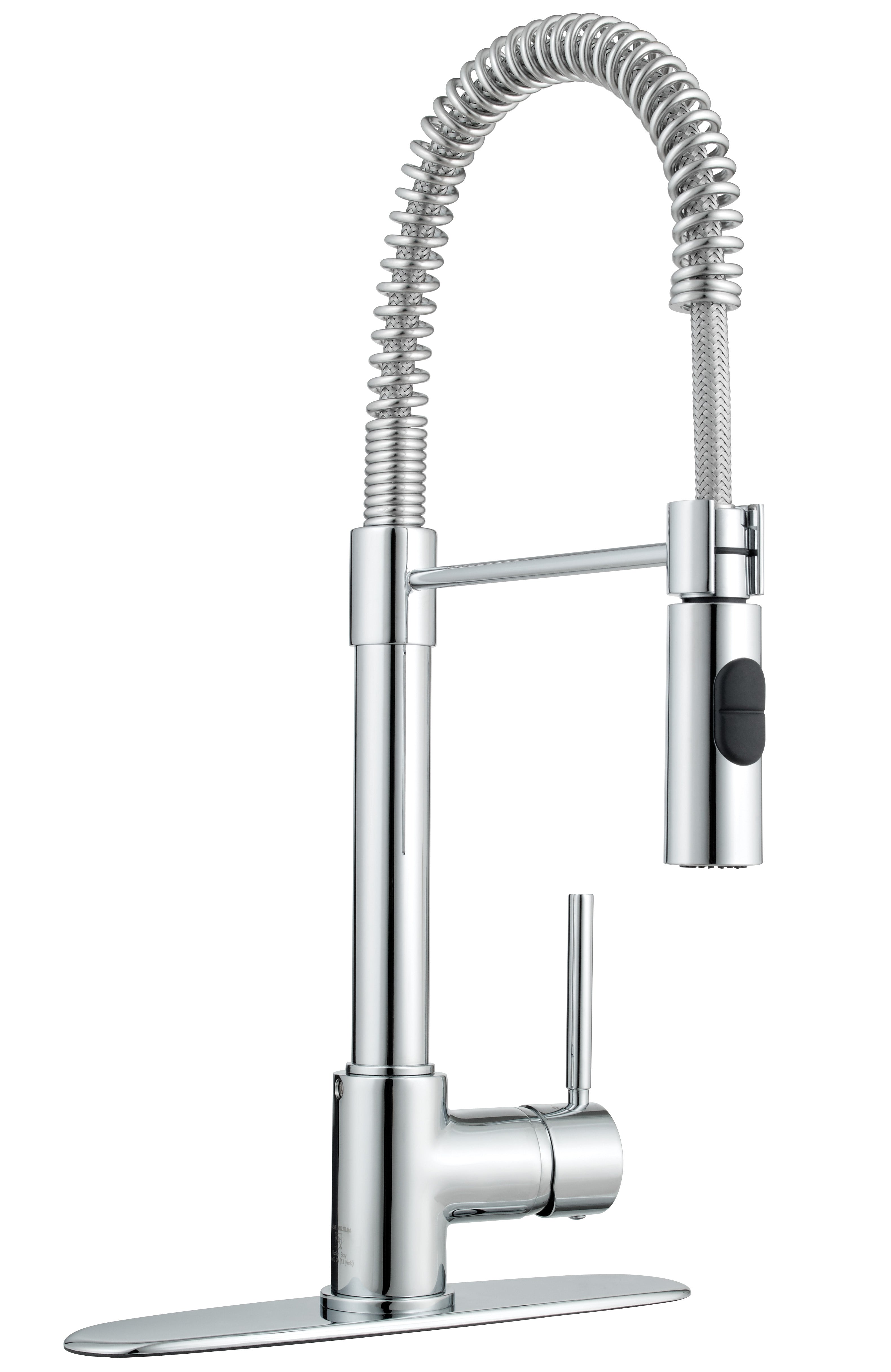 LaToscana 78CR557PE Pull-Out Spring Spout Kitchen Faucet