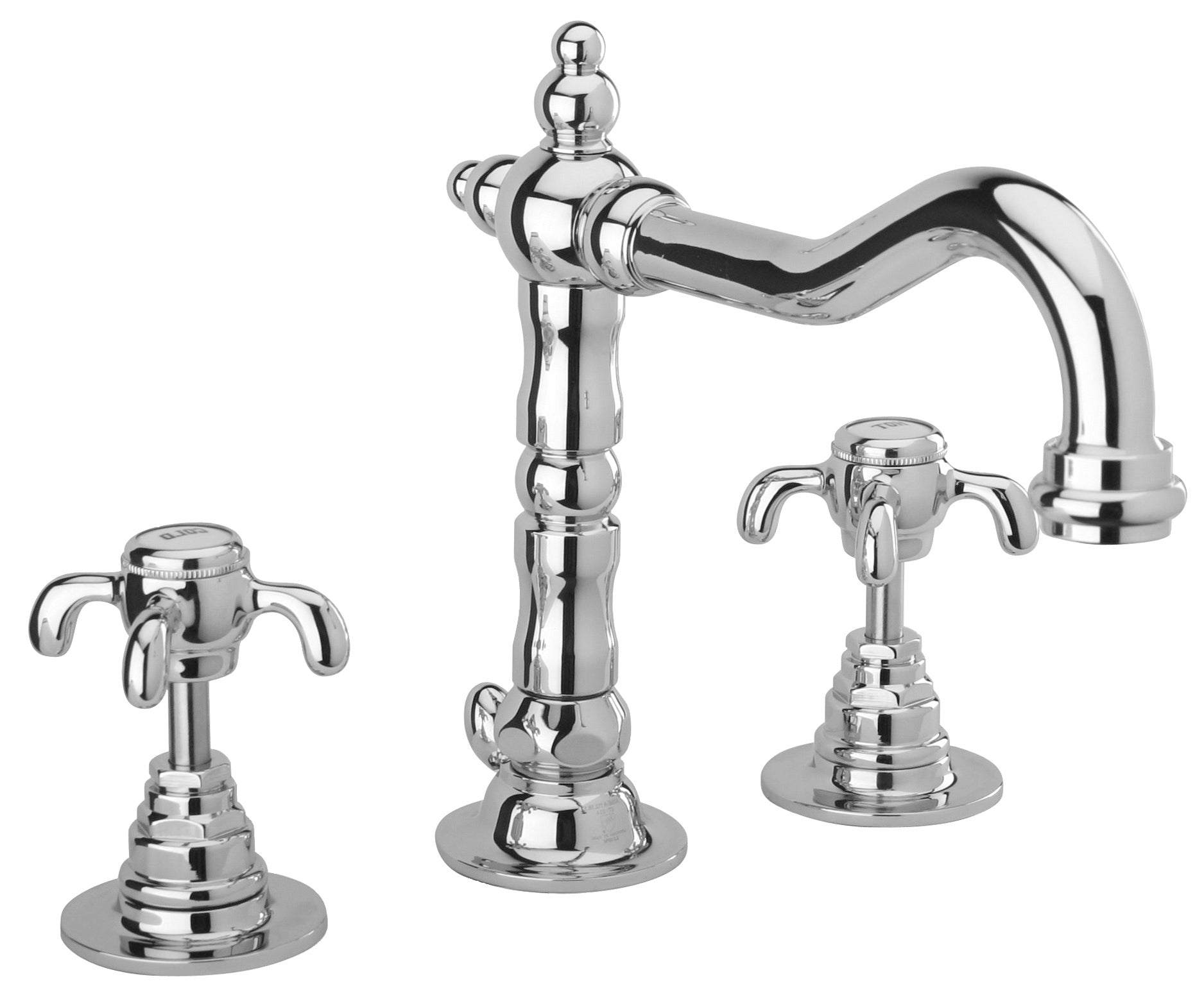 LaToscana 87CR214 “Ornellaia” Widespread Bathroom Faucet – Chrome