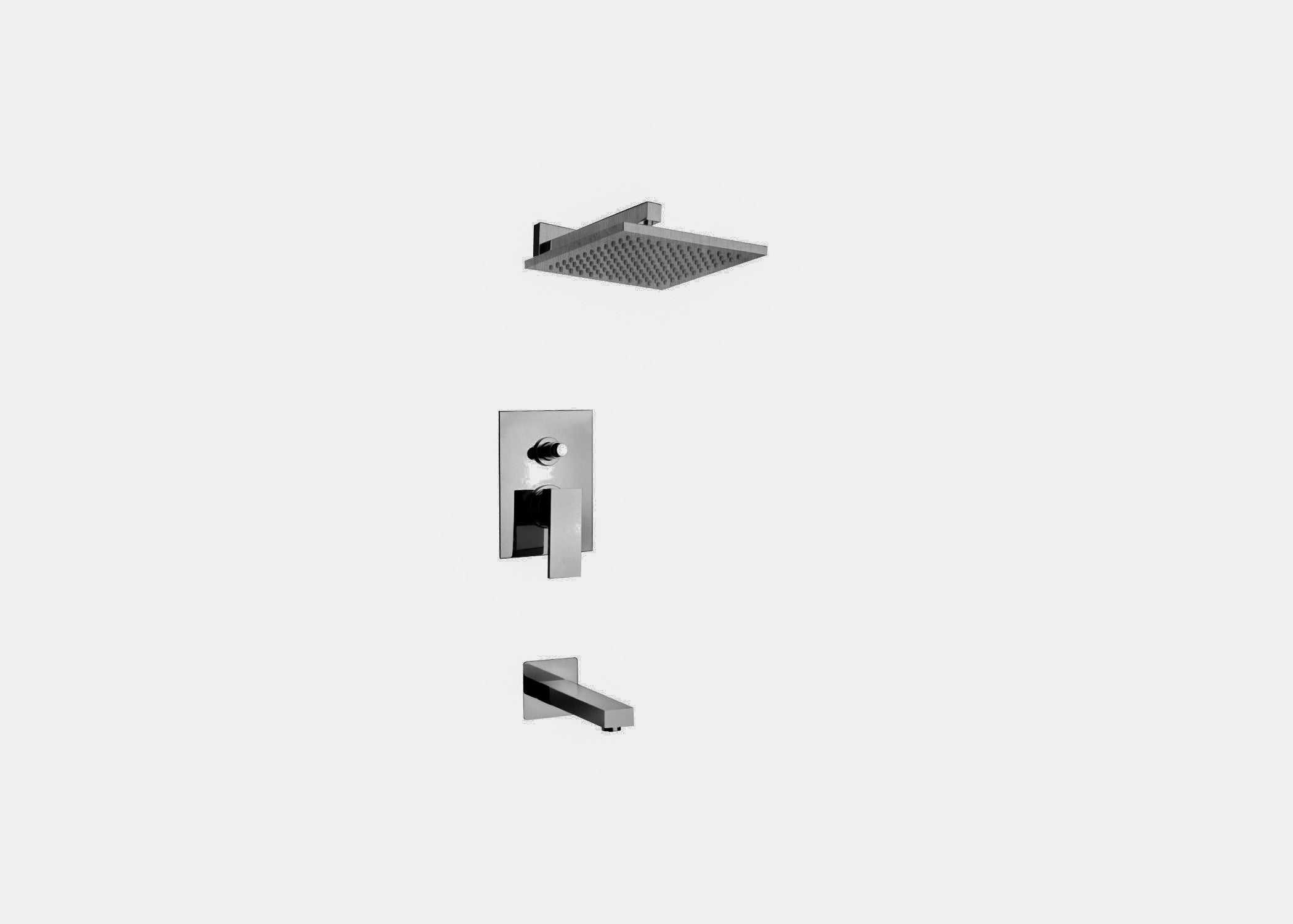 LaToscana Quadro-Kit-1-PW Trim 788 Pressure Balance 1/2" w/Diverter
