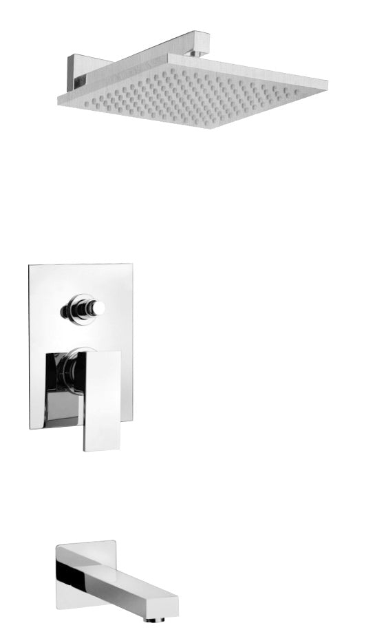 LaToscana Quadro-Kit-1-CR Trim 788 Pressure Balance 1/2" w/Diverter