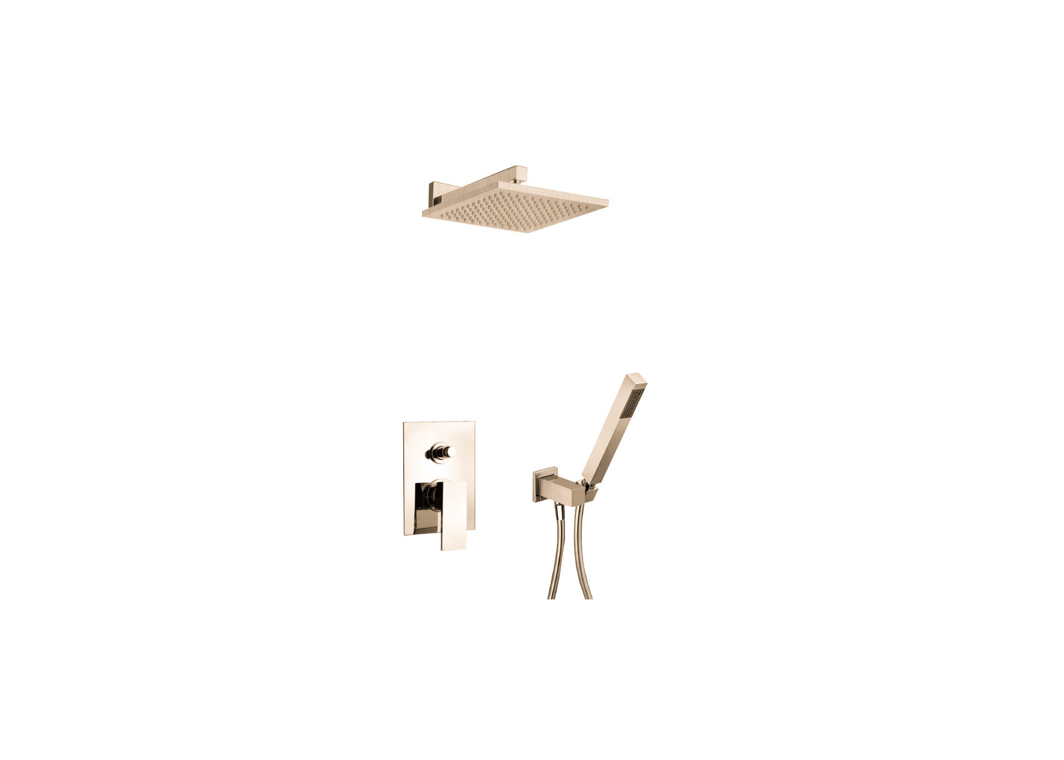 LaToscana Quadro-Kit-5-OK Trim 788 Pressure Balance 1/2" w/Diverter