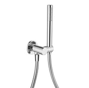 Latoscana RDCR440 Round Wall Mount Handheld Shower Kit Solid Brass