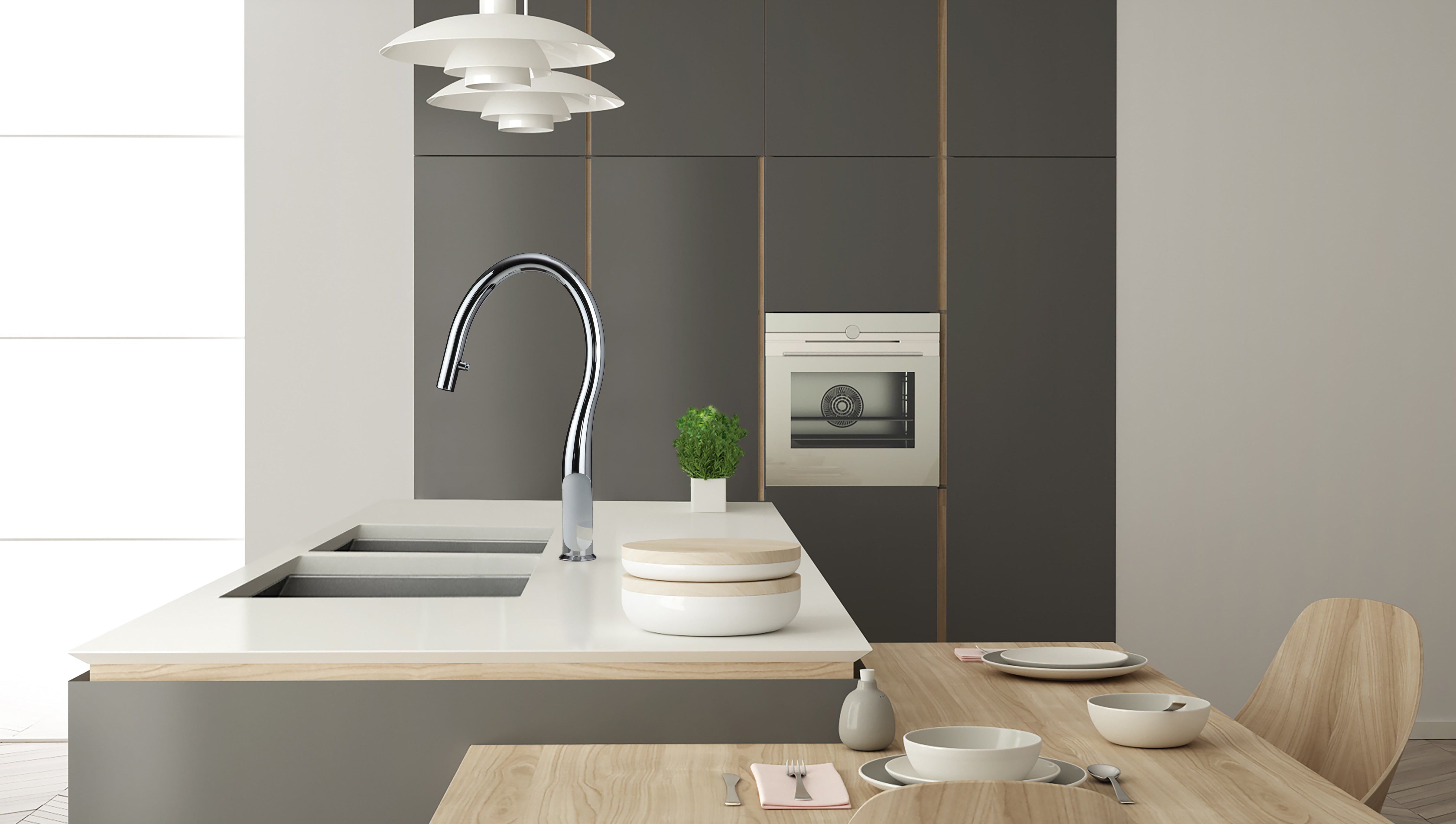 RK59100PC Kitchen Faucets Pulldown