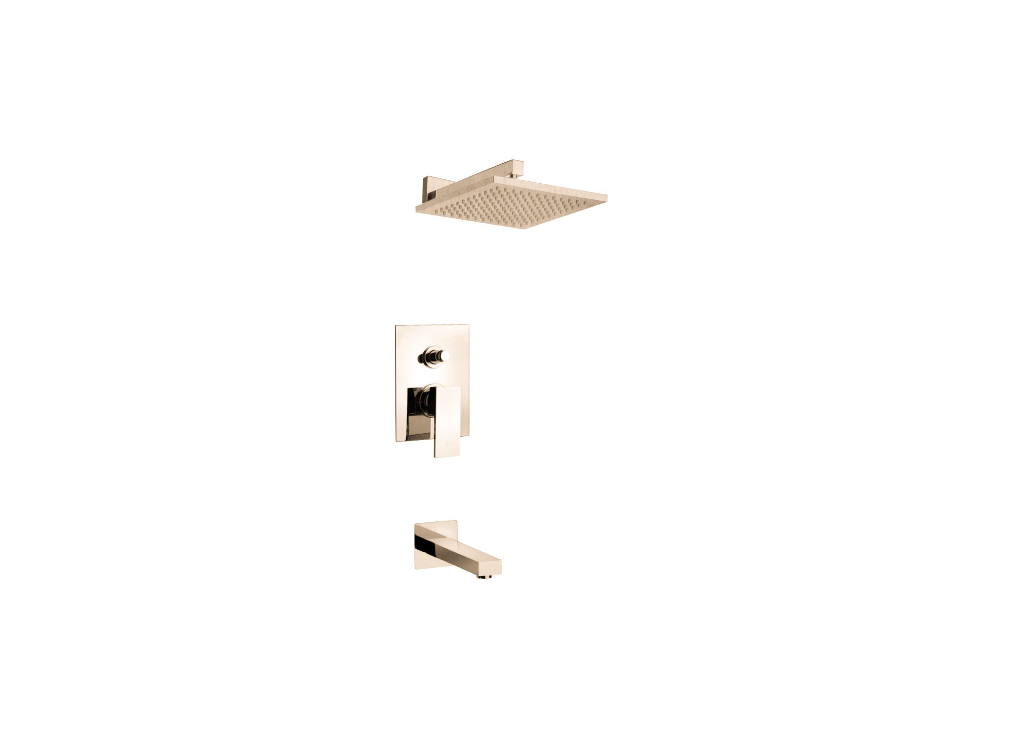 LaToscana Quadro-Kit-1-OK Trim 788 Pressure Balance 1/2" w/Diverter