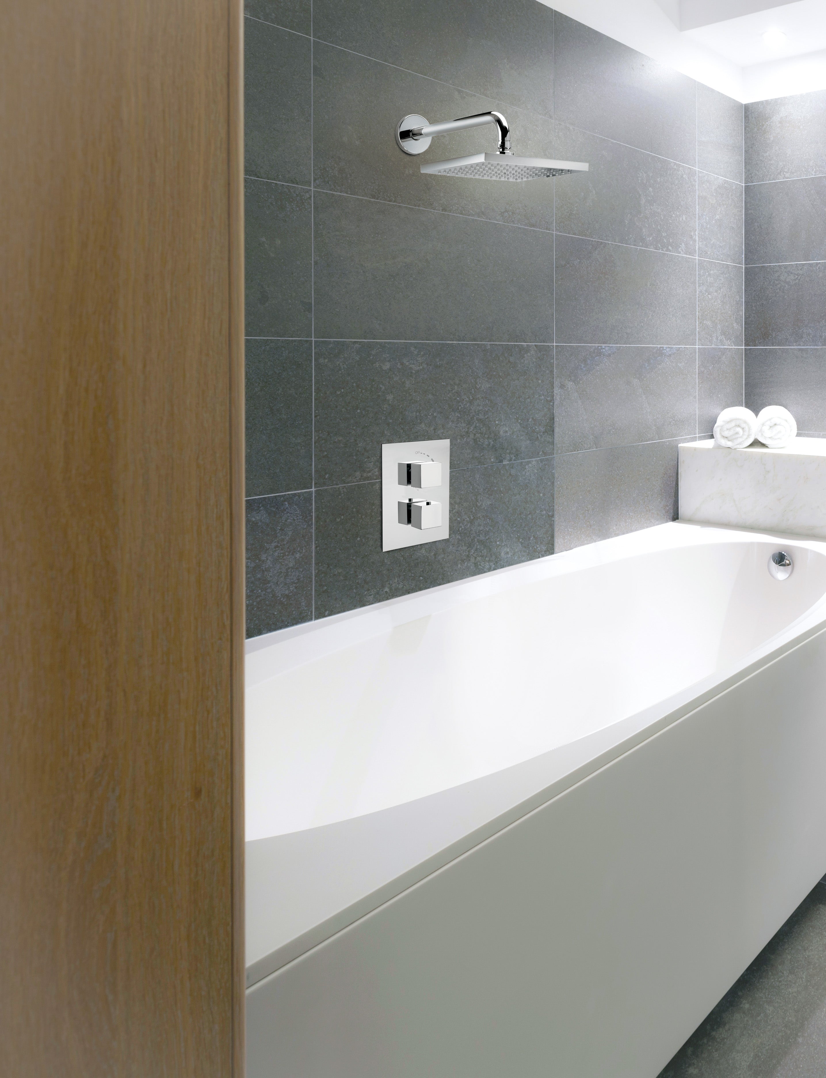 84690SQPC Trim 690 Thermostatic 3/4"