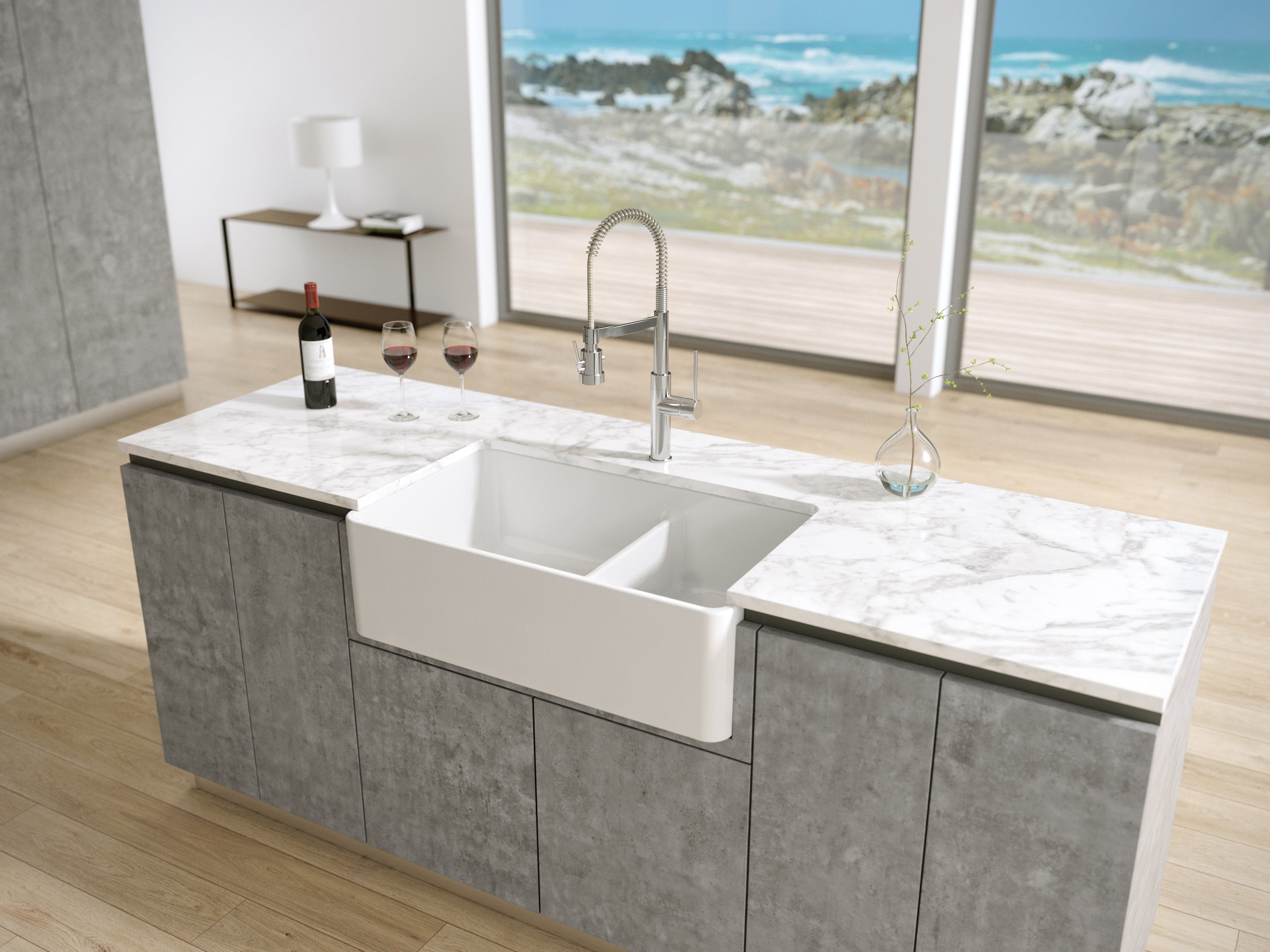 LTD3319W Sinks Farmhouse