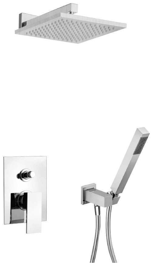 LaToscana Quadro-Kit-5-CR Trim 788 Pressure Balance 1/2" w/Diverter