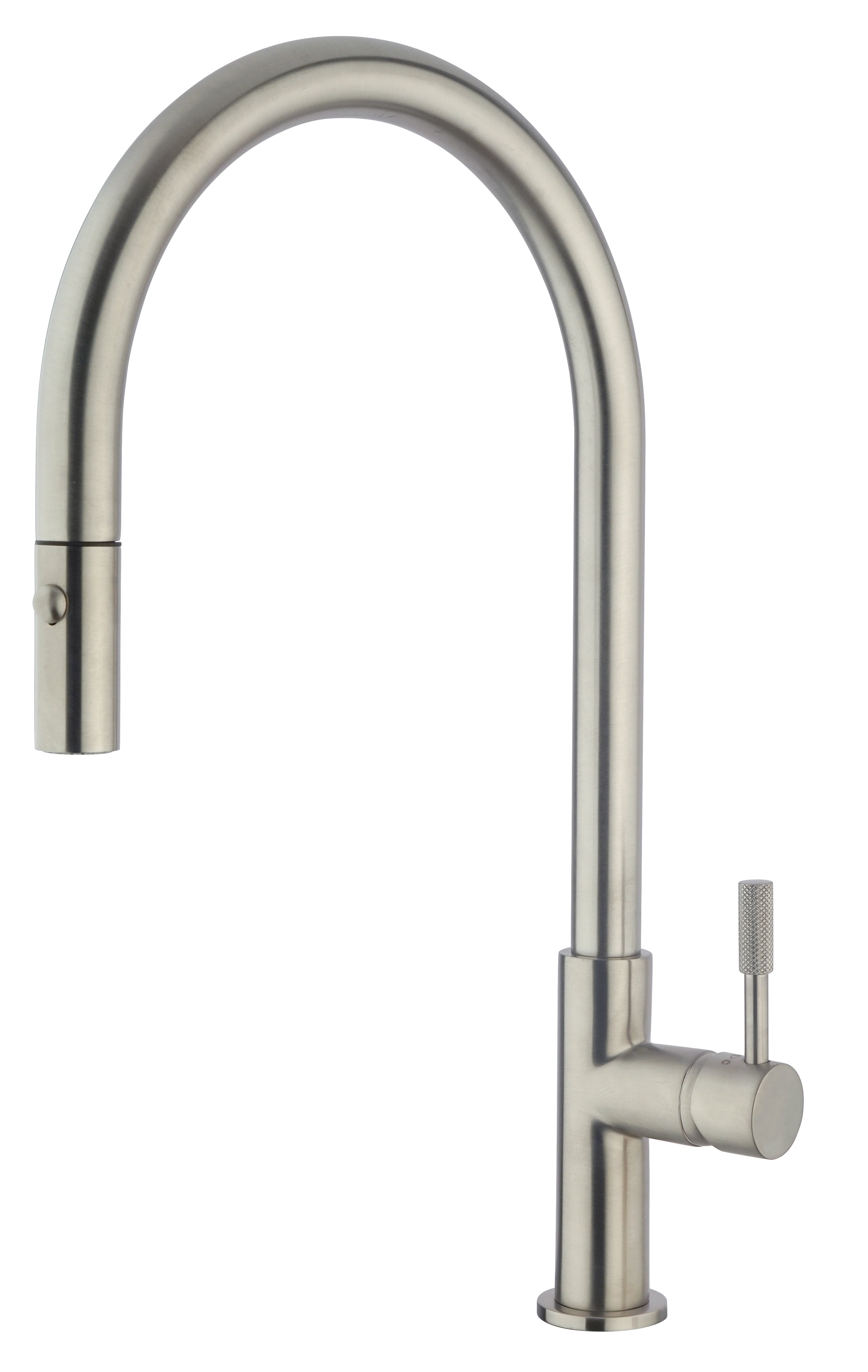 FORTIS NEPTUNE Knurled Handle Pull-Down Kitchen Faucet – Brushed Nickel (43591S0BN)