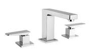 LaToscana QUCR214 Quadro Widespread Bathroom Sink Faucet with Lever Handles and Pop-Up Drain