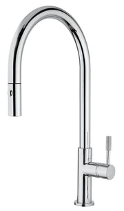 FORTIS NEPTUNE Knurled Handle Pull-Down Kitchen Faucet – Polished Chrome (43591S0PC)