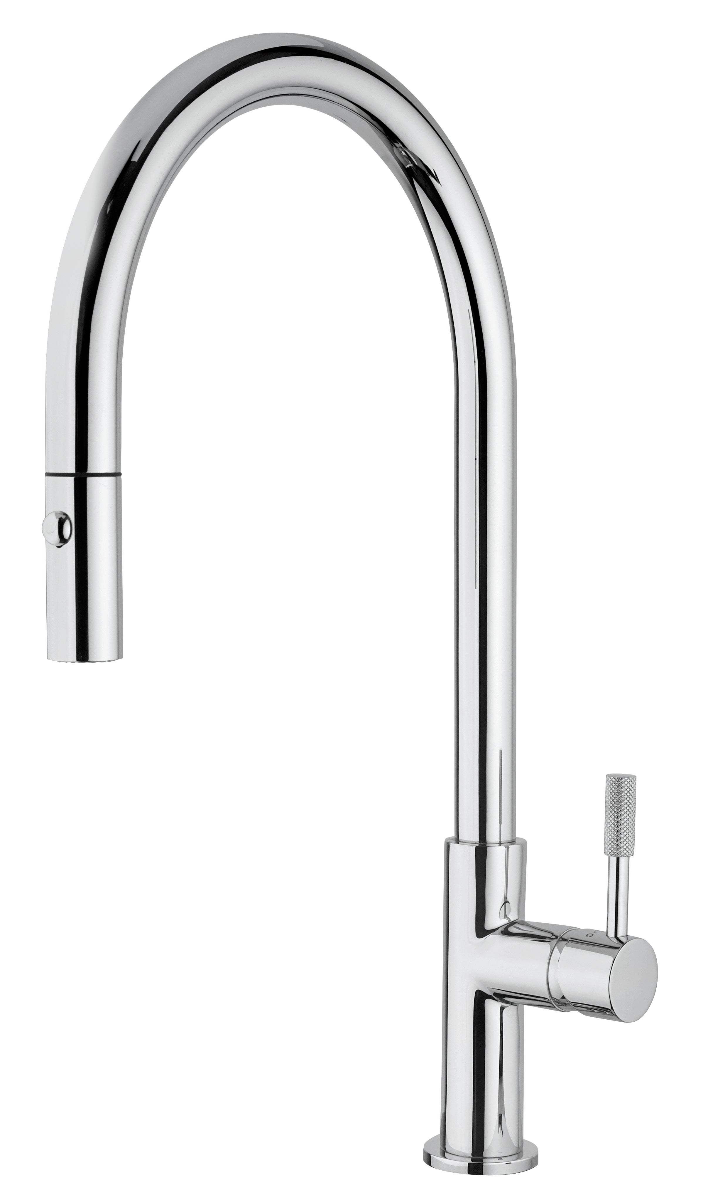 FORTIS NEPTUNE Knurled Handle Pull-Down Kitchen Faucet – Polished Chrome (43591S0PC)