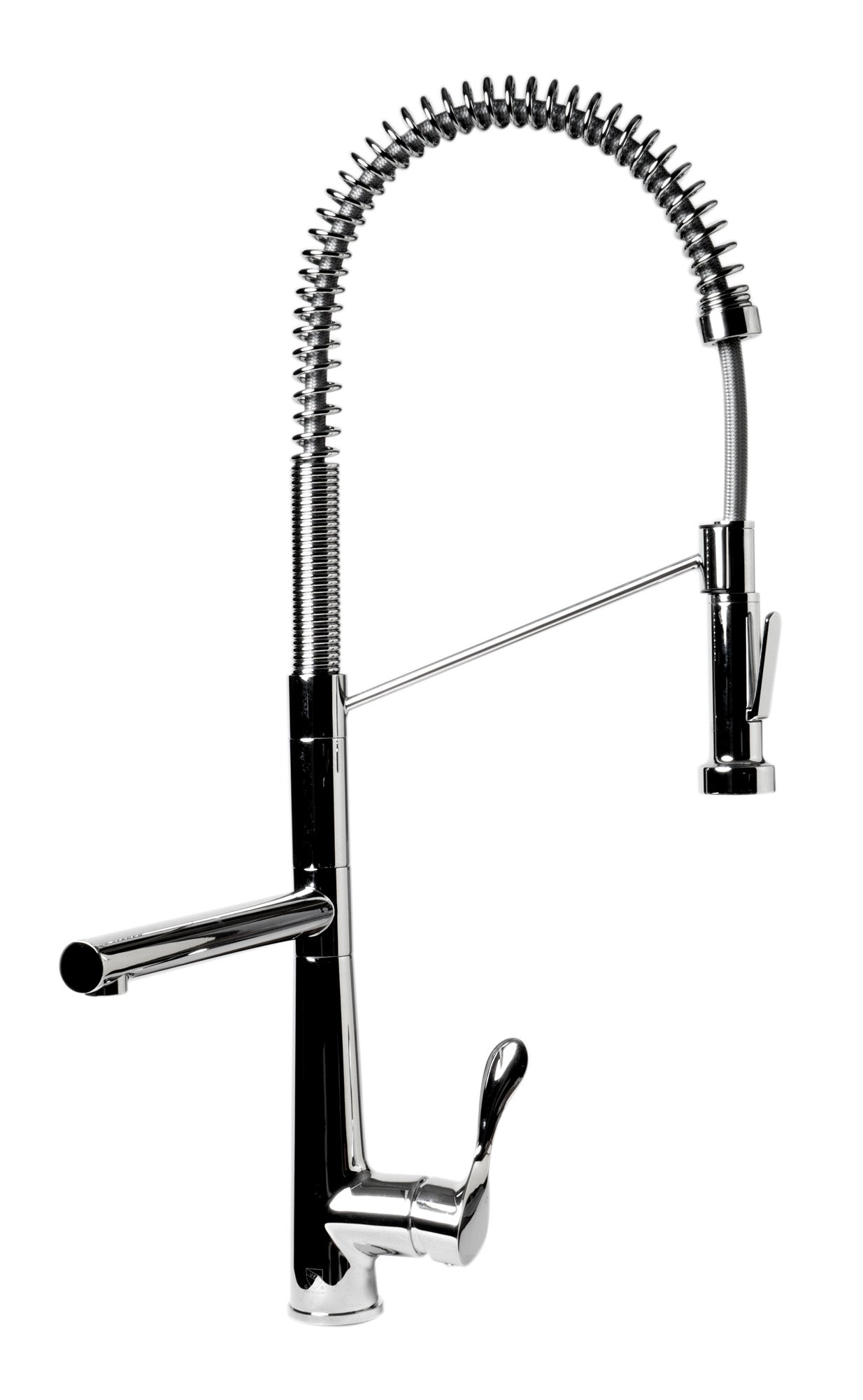 ALFI brand ABKF3787 Double Spout Commercial Spring Kitchen Faucet