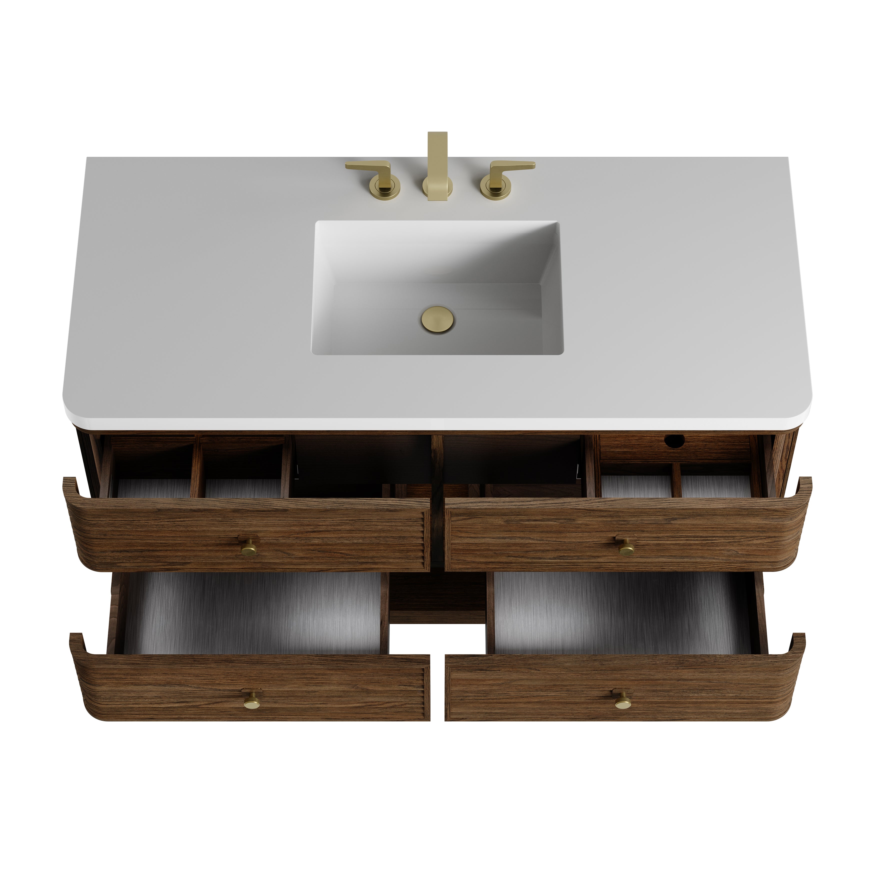 James Martin Allamari 48" Single Vanity in Sable with 3cm Countertop