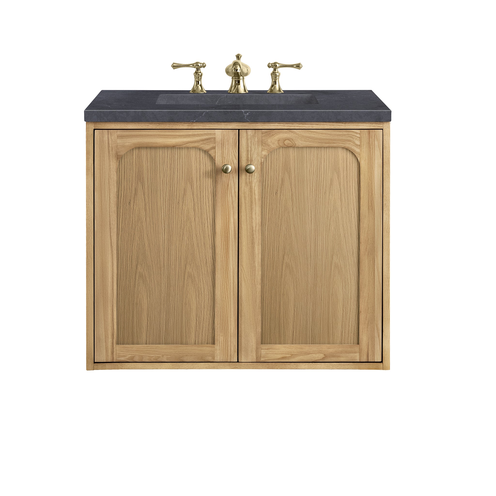 James Martin Laurent 30" Single Vanity in Light Natural Oak with 3cm Countertop