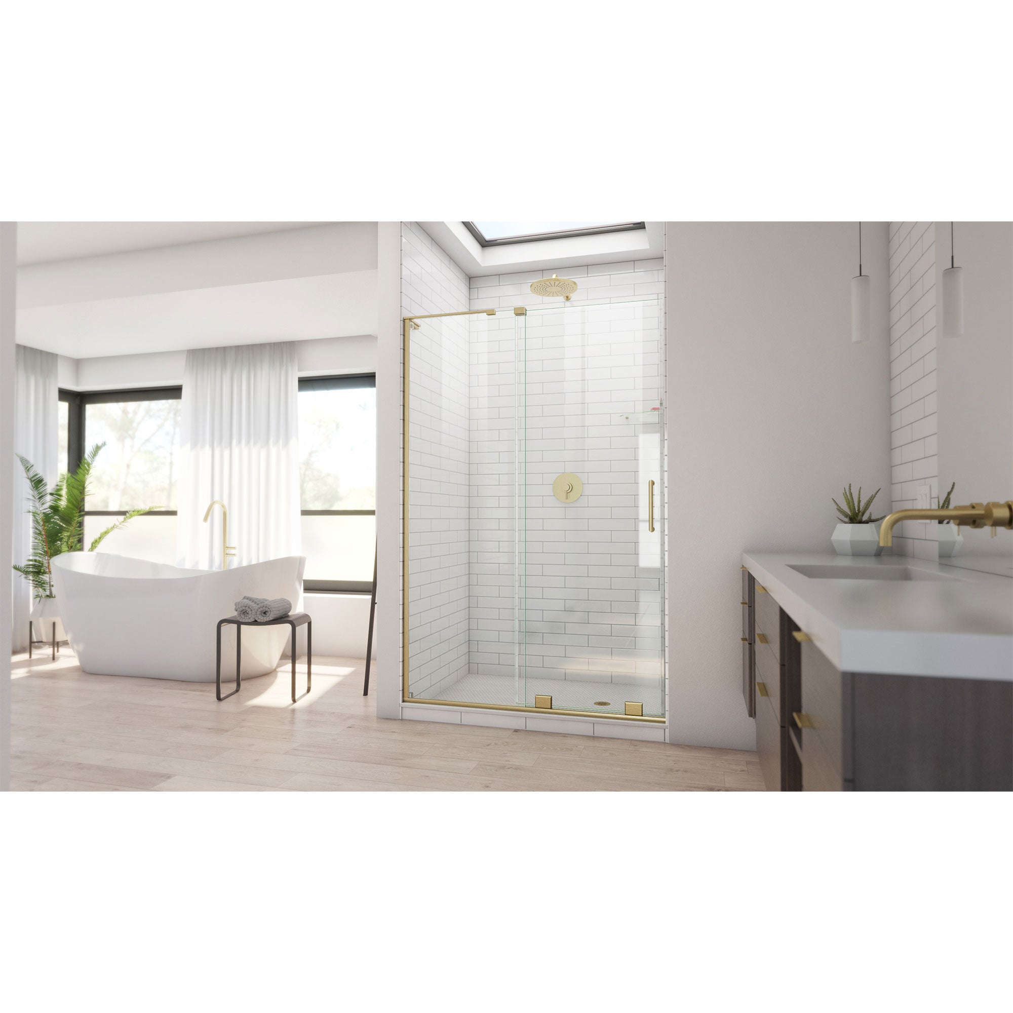 DreamLine Mirage-X 44-48" W Shower Door
