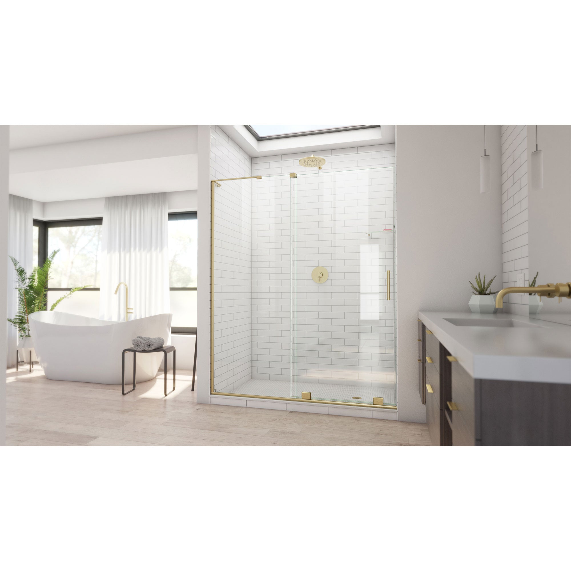 DreamLine Mirage-X 50-54" W Shower Door