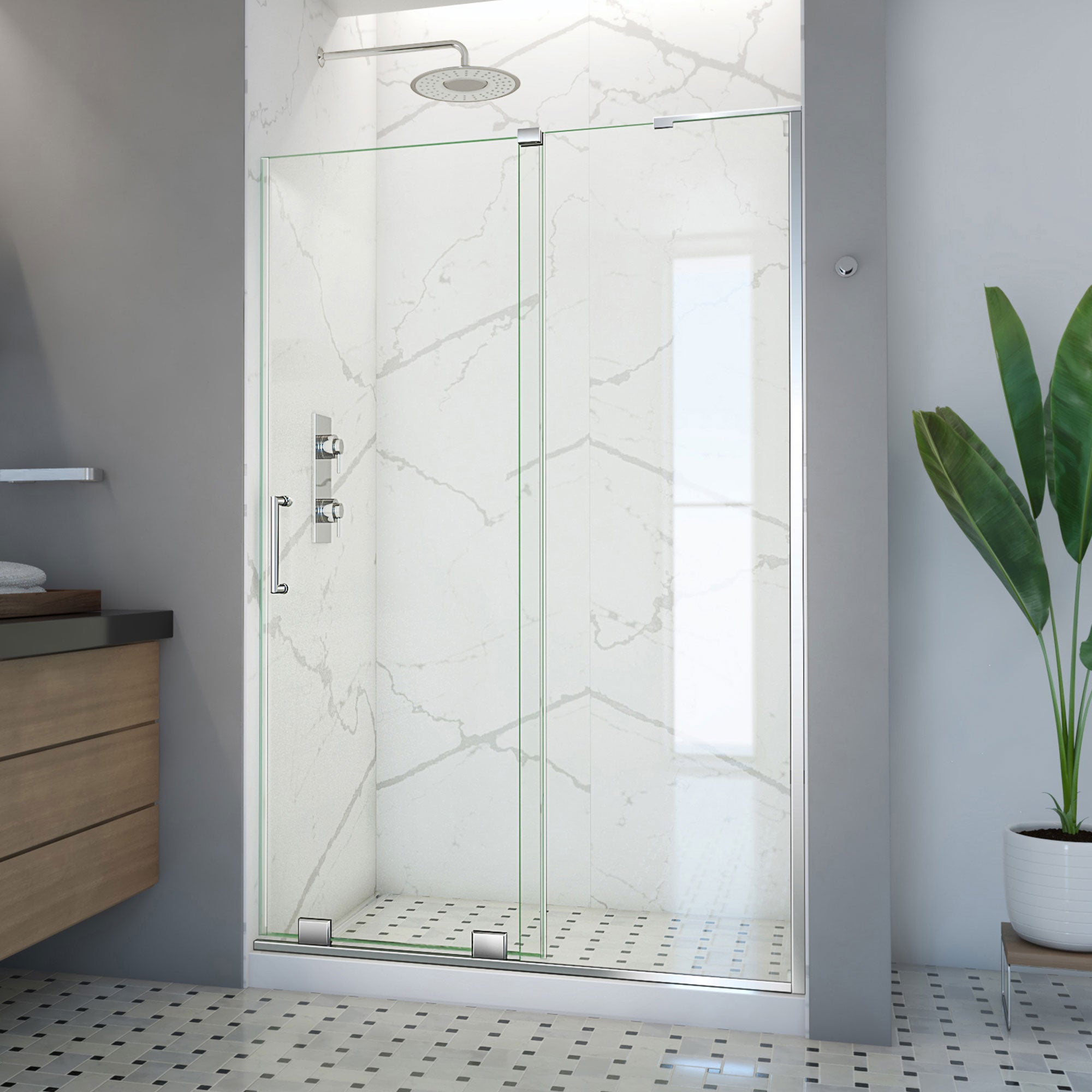 DreamLine Mirage-X 44-48" W Shower Door