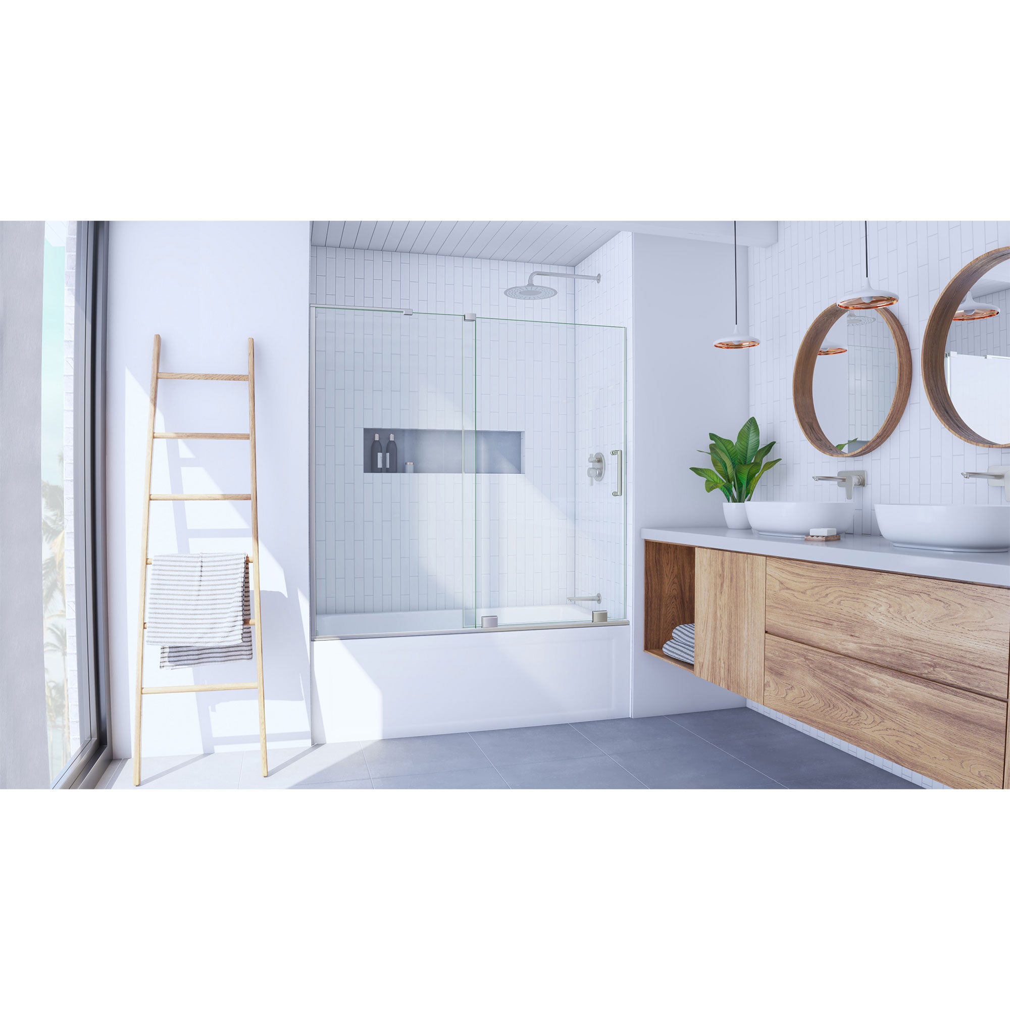DreamLine Mirage-X 55 - 59" W Tub Door