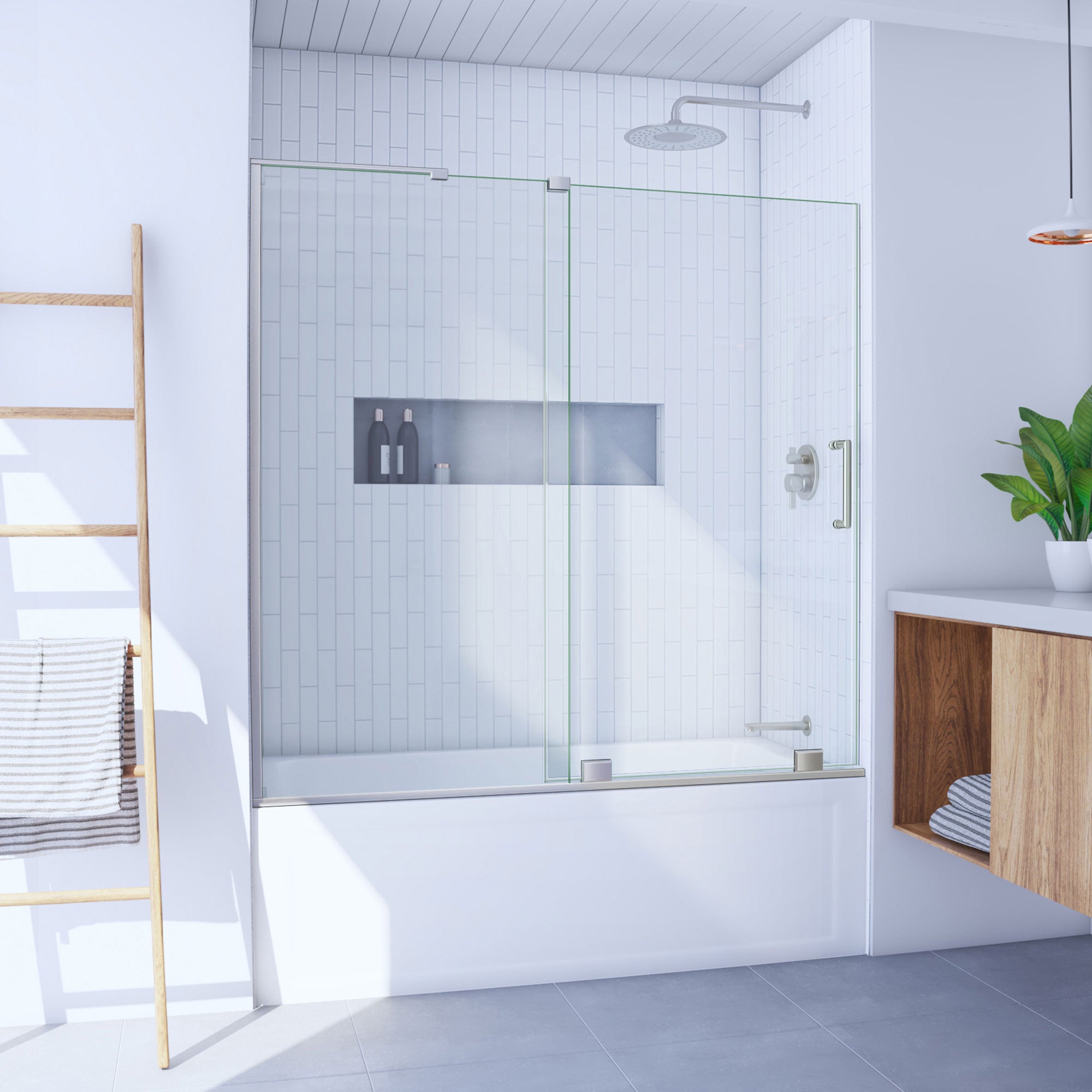 DreamLine Mirage-X 55 - 59" W Tub Door