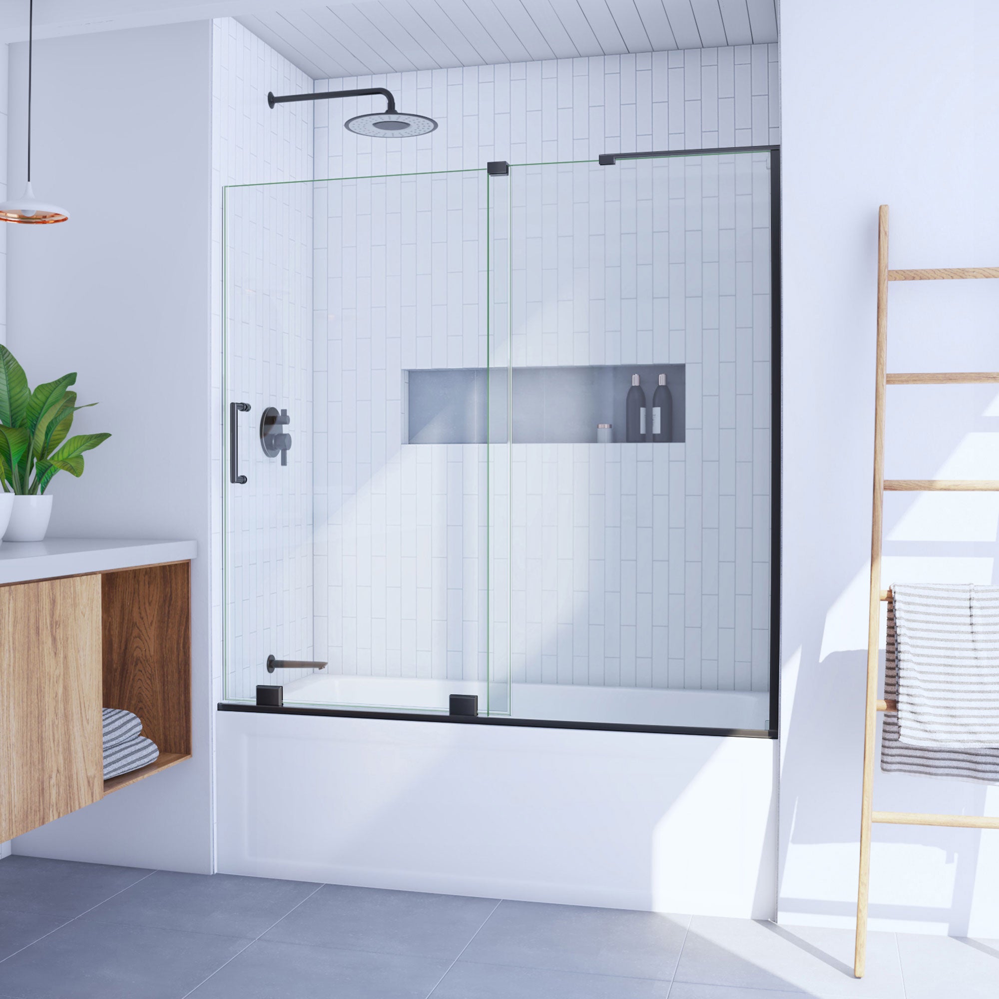 DreamLine Mirage-X 55 - 59" W Tub Door