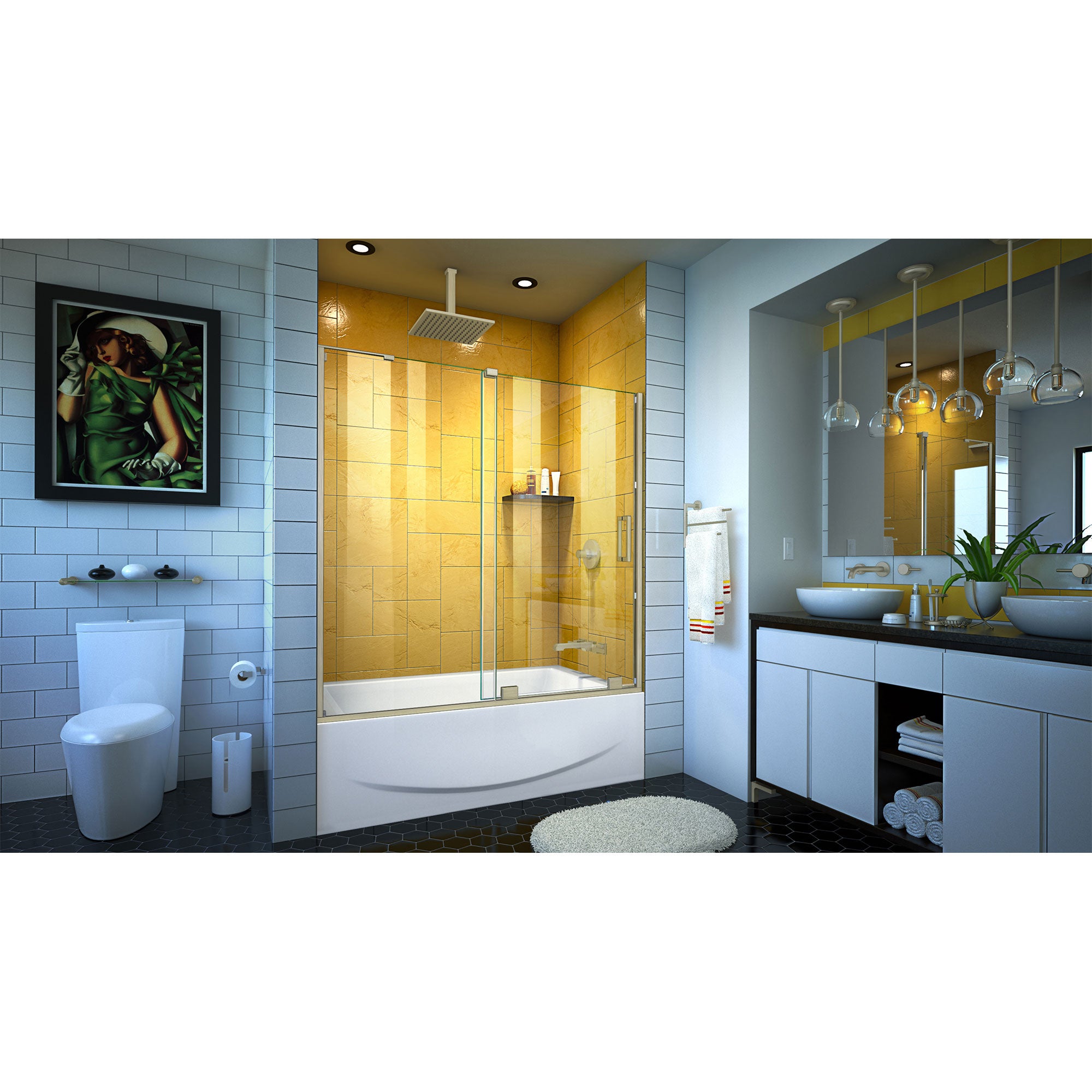 DreamLine Mirage-Z 56-60" W Sliding Tub Door