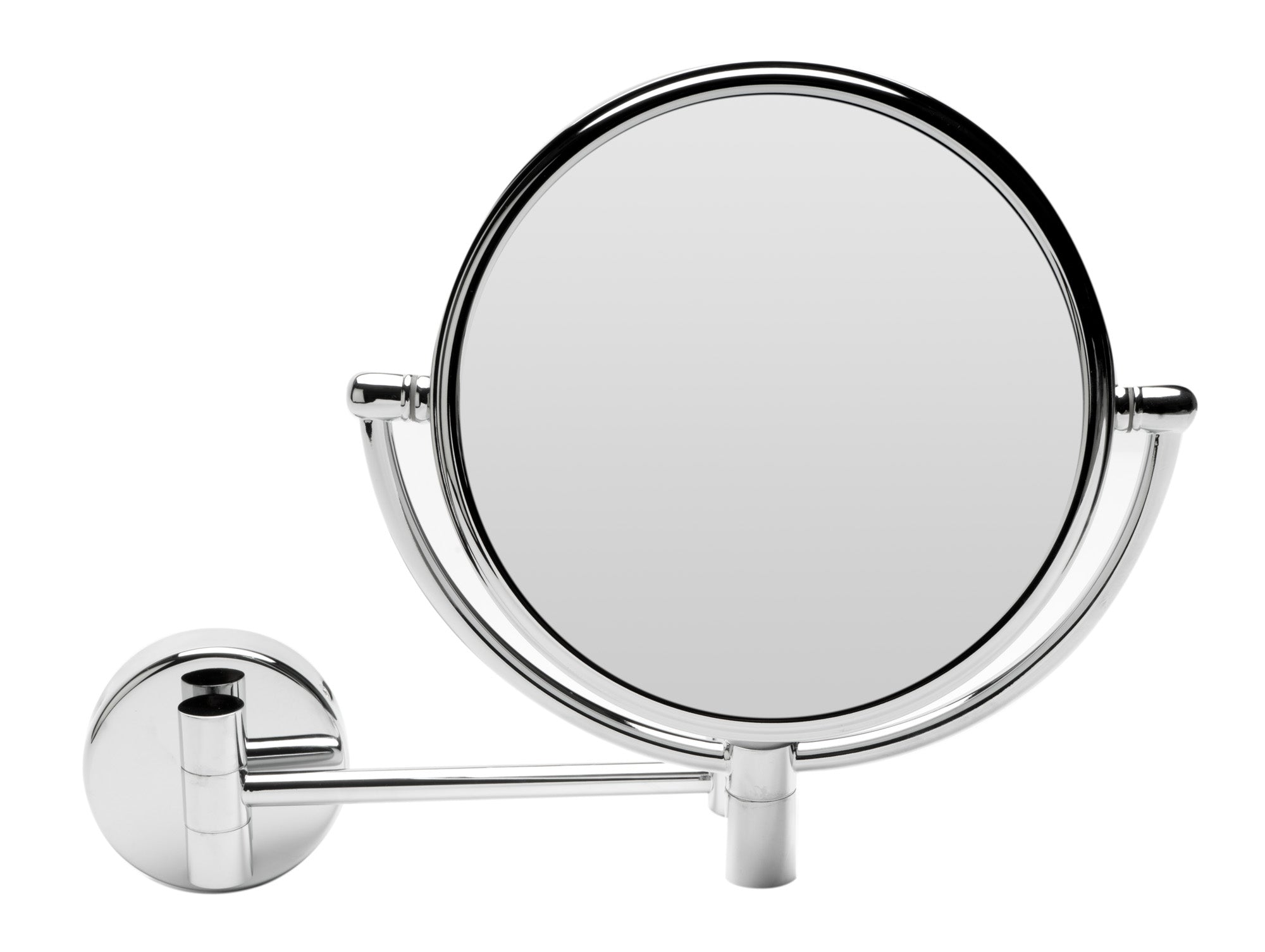 ALFI brand ABM8WR 8" Round Wall Mounted 5x Magnify Cosmetic Mirror