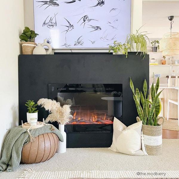 Touchstone The Forte® 40" Recessed Smart Electric Fireplace with Heat – 80006