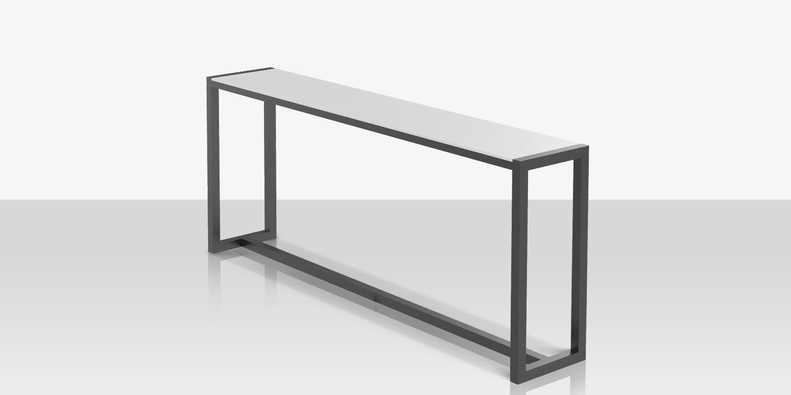 Modera Large Rectangular Drink Rail