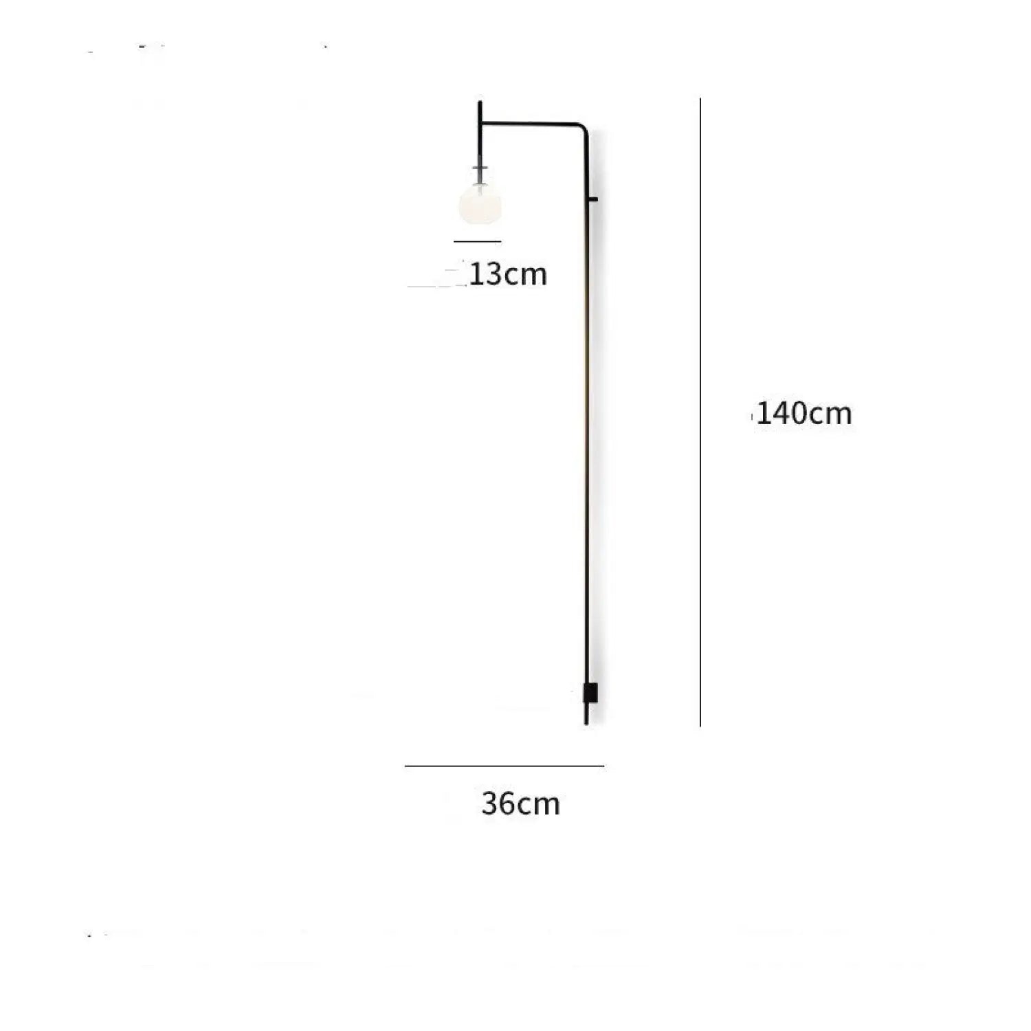 Modern Geometric Wall Light for Hallway and Restaurant Interiors