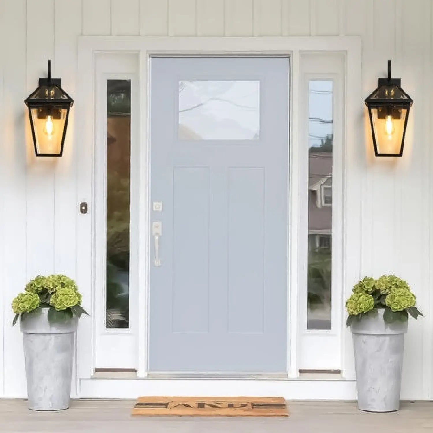 Modern Wall Lights - Outdoor Waterproof Wall Lamps (2-Pack)