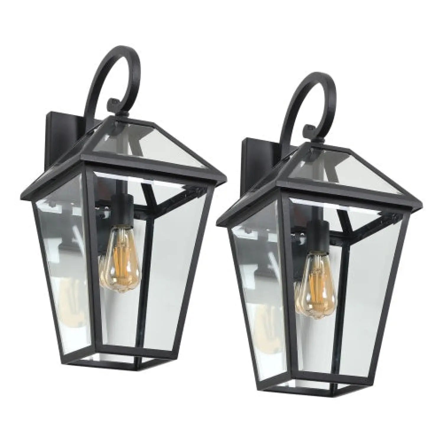 Modern Wall Lights - Outdoor Waterproof Wall Lamps (2-Pack)